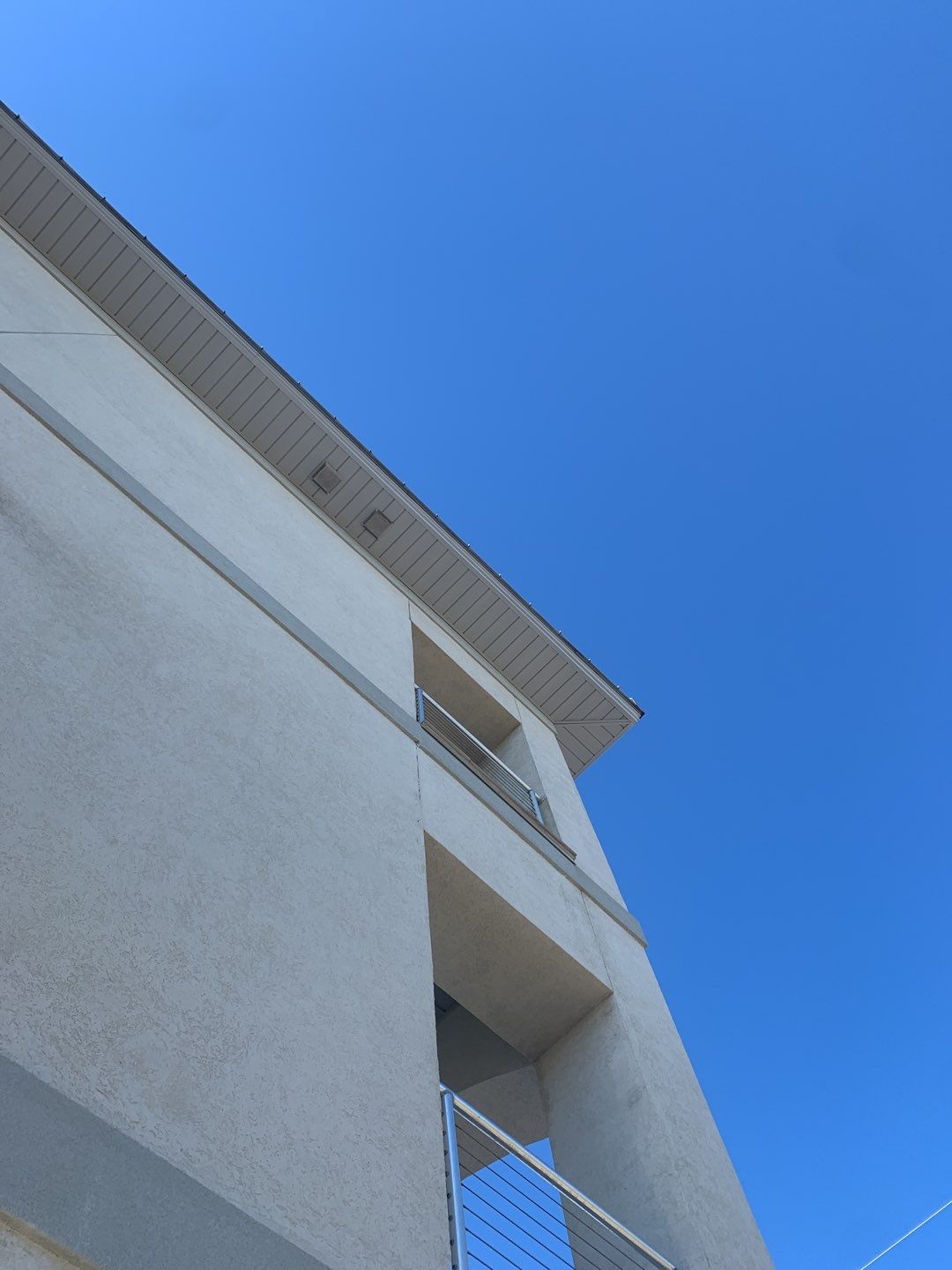 Soffit and Fascia Roof Replacement using 60' Ladders in Navarre by Gutter Professors