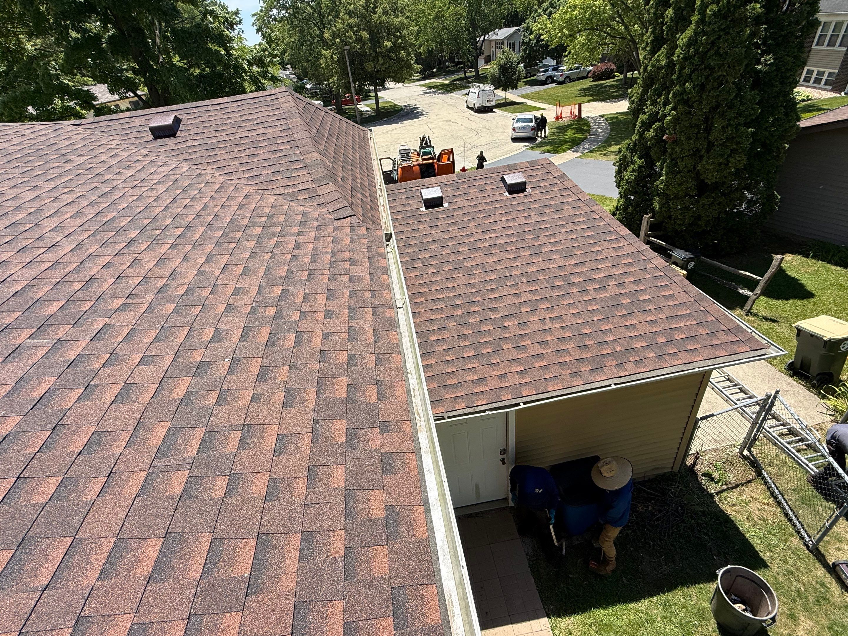 Roofing with GAF and gutters by Optimal Home Improvement 