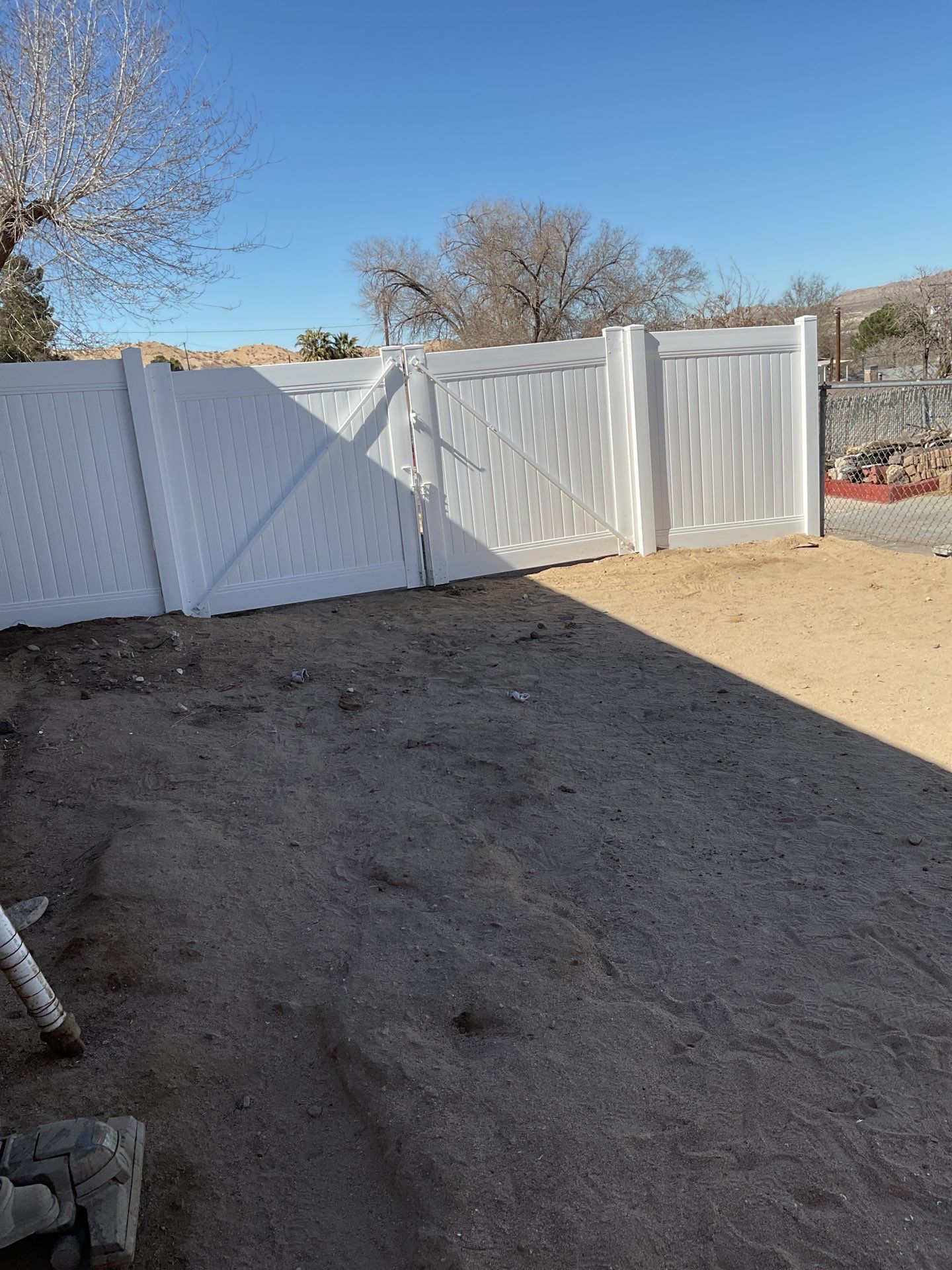 Fence Installation using Vinyl by Fence Guys Inc.