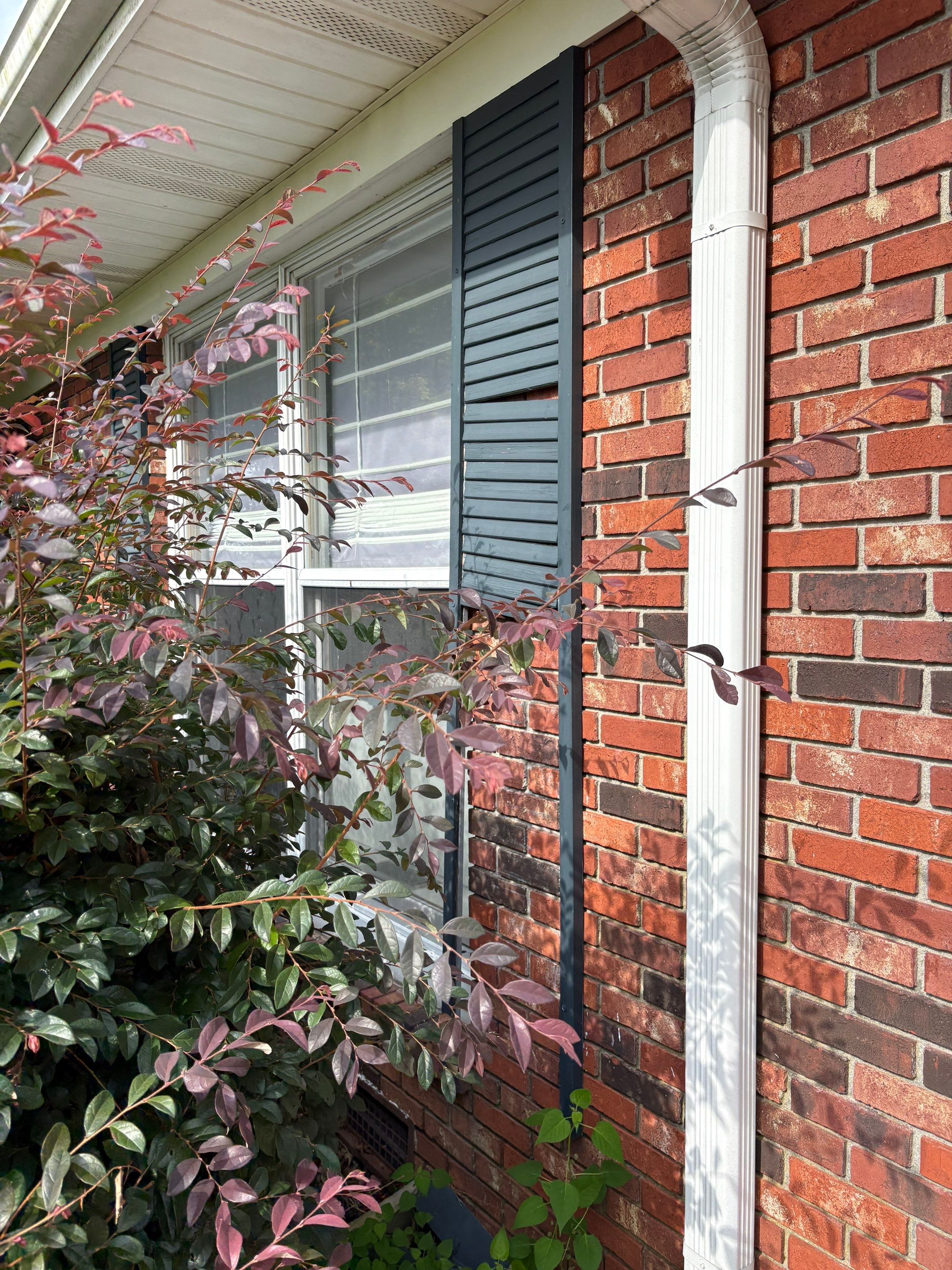 Exterior Shutters Project in Fort Payne, Alabama by Blinds and Borders