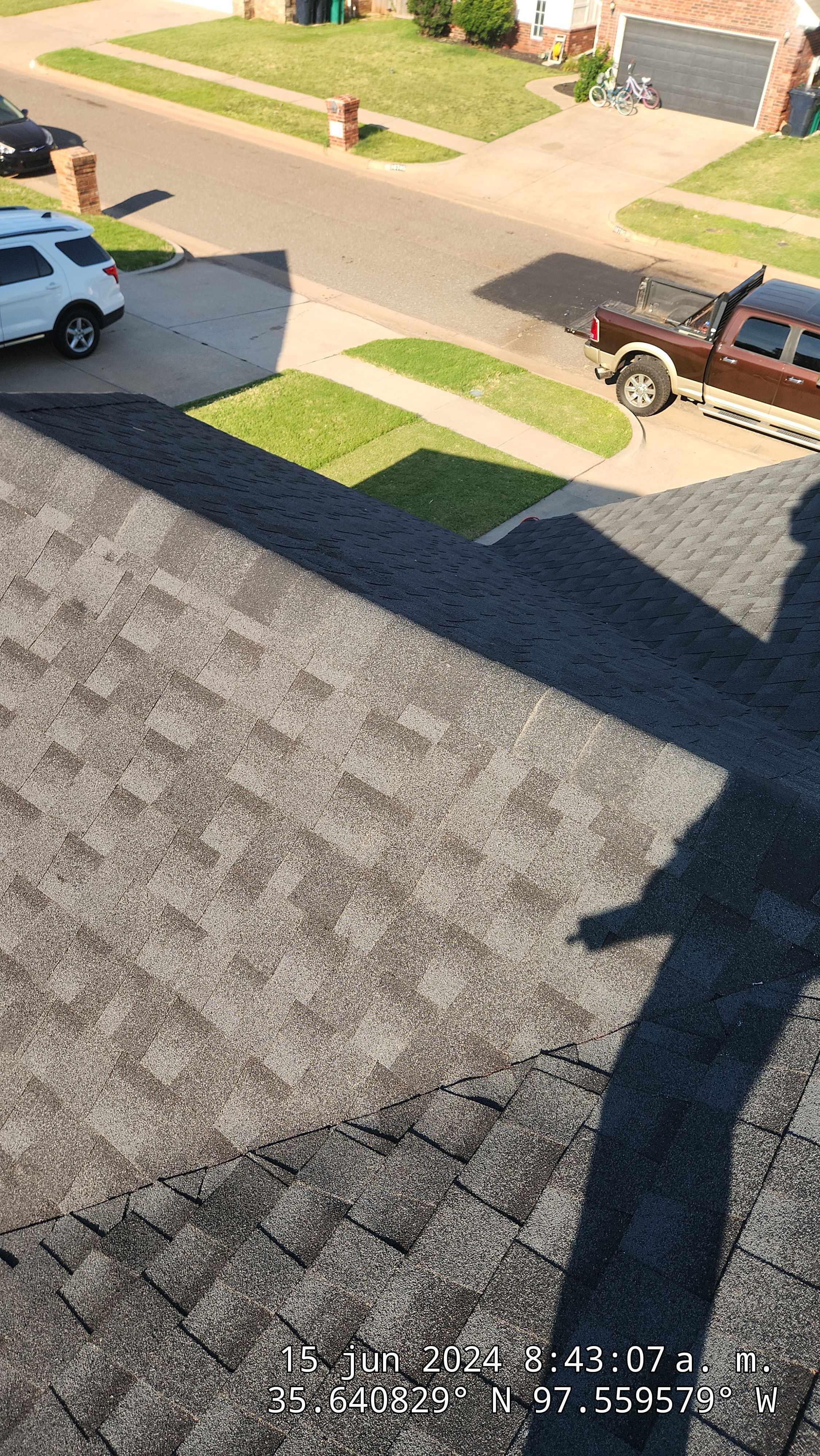 Reroof using GAF HDZ in Charcoal by Castillo Roofing