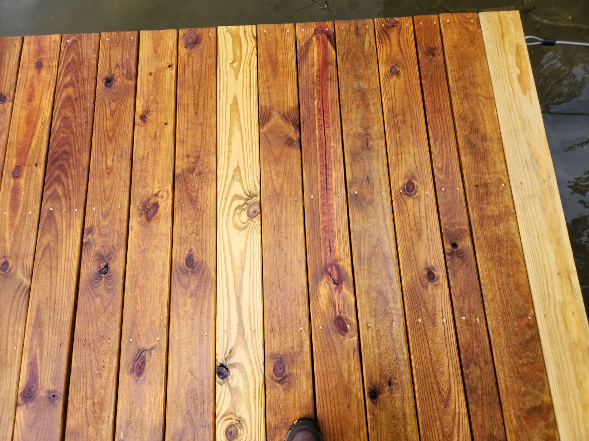 Dock using Wood Sealant by DuraSeal