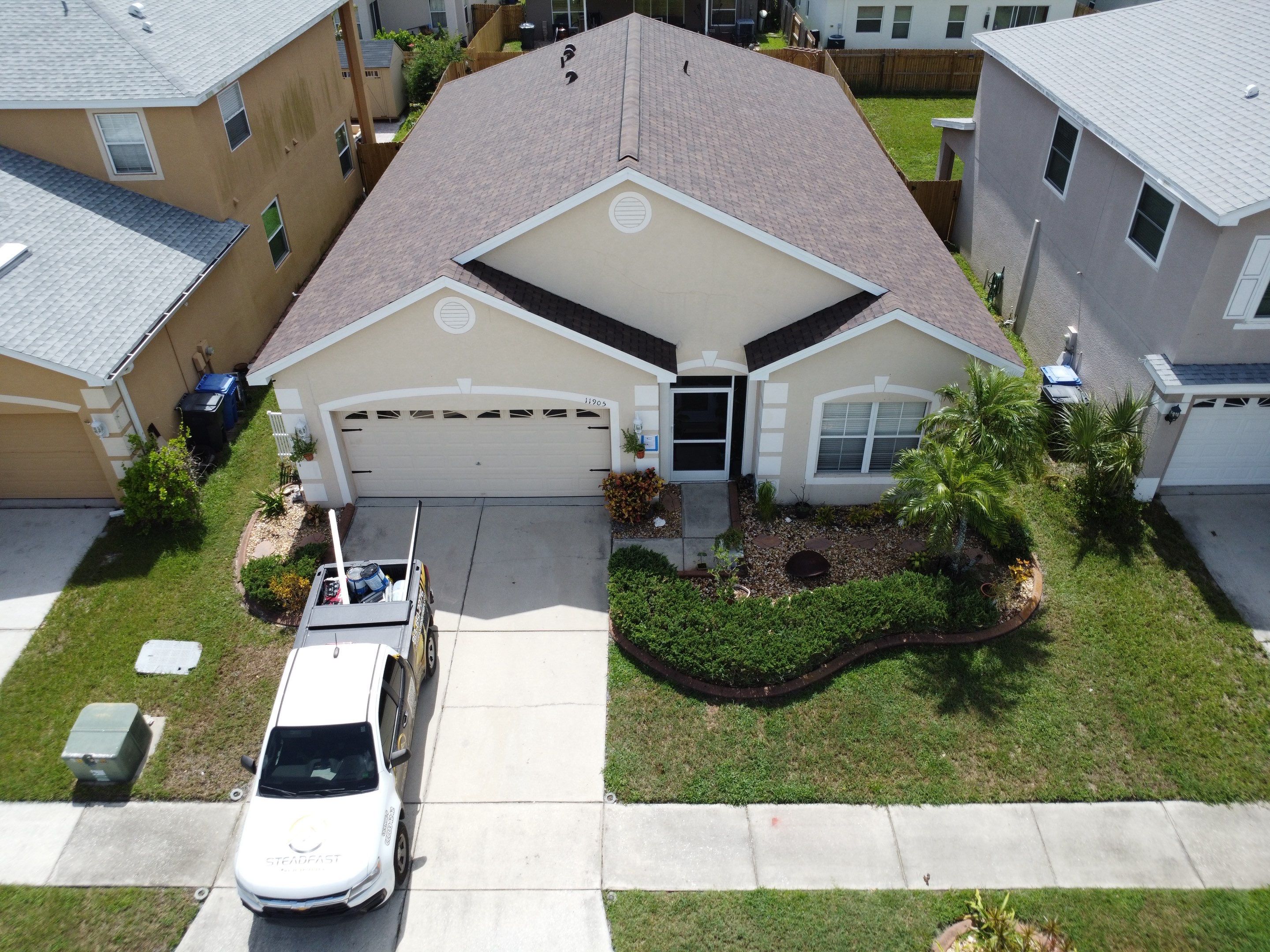 Roof Replacement in Gibsonton, FL. by Steadfast Roofing