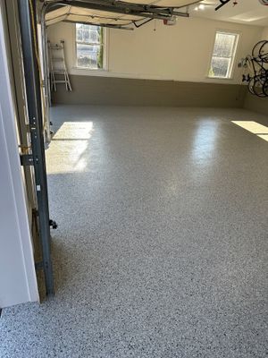 Garage Floor Coating using Cabin Fever