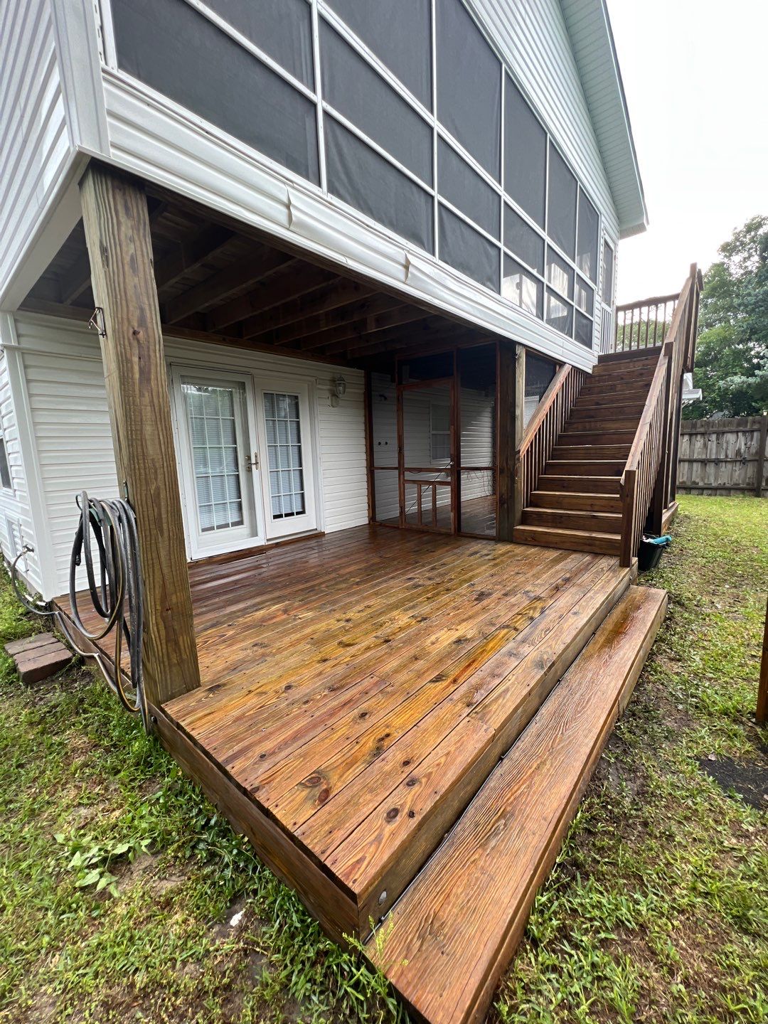 Weathered Deck using Wood Sealant by DuraSeal