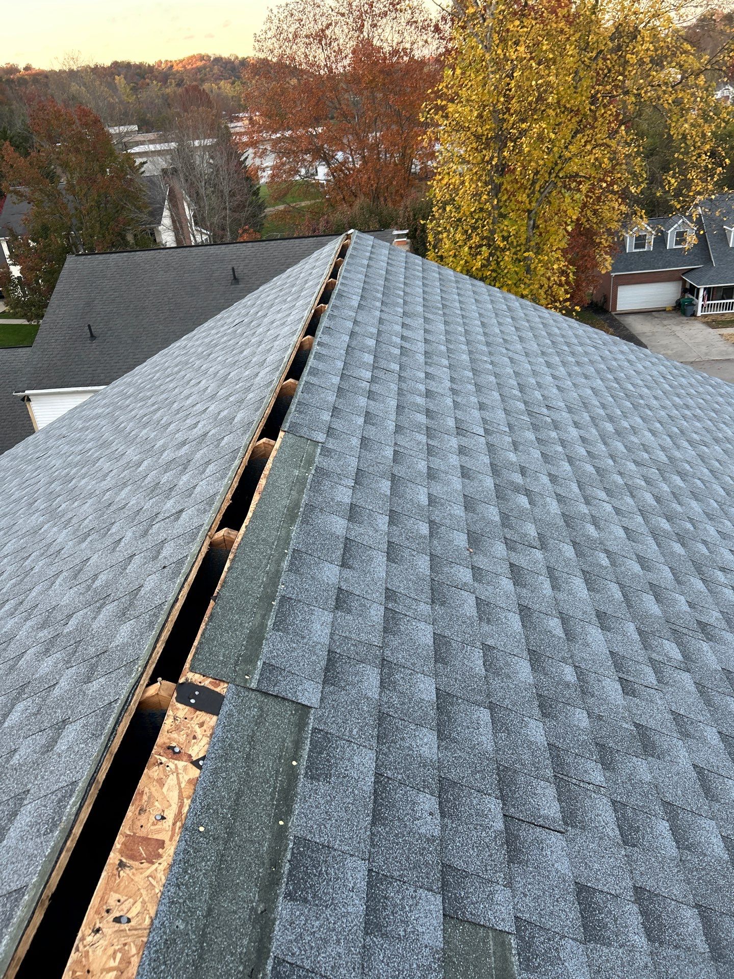 Residential Roofing Installation using GAF Timberline HDZ Oyster Grey by Rainstoppers Roofing