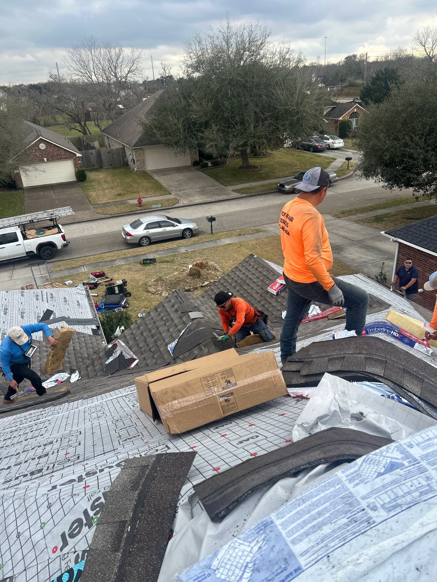 Roof Replacement in League City TX by Roof Repair Company