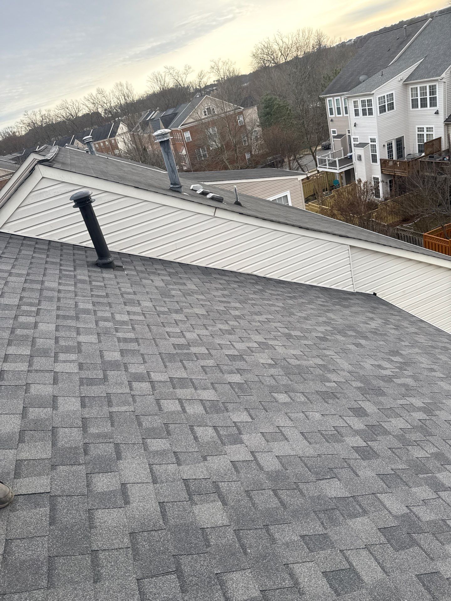 Broadlands: Residential Roof Replacement with CertainTeed Landmark Pro in Max Def Pewterwood by RM Banning, Inc.