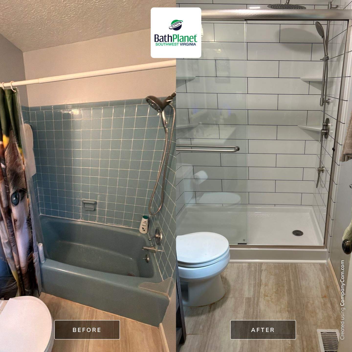 Tub to Shower by BathPlanet SW Virginia