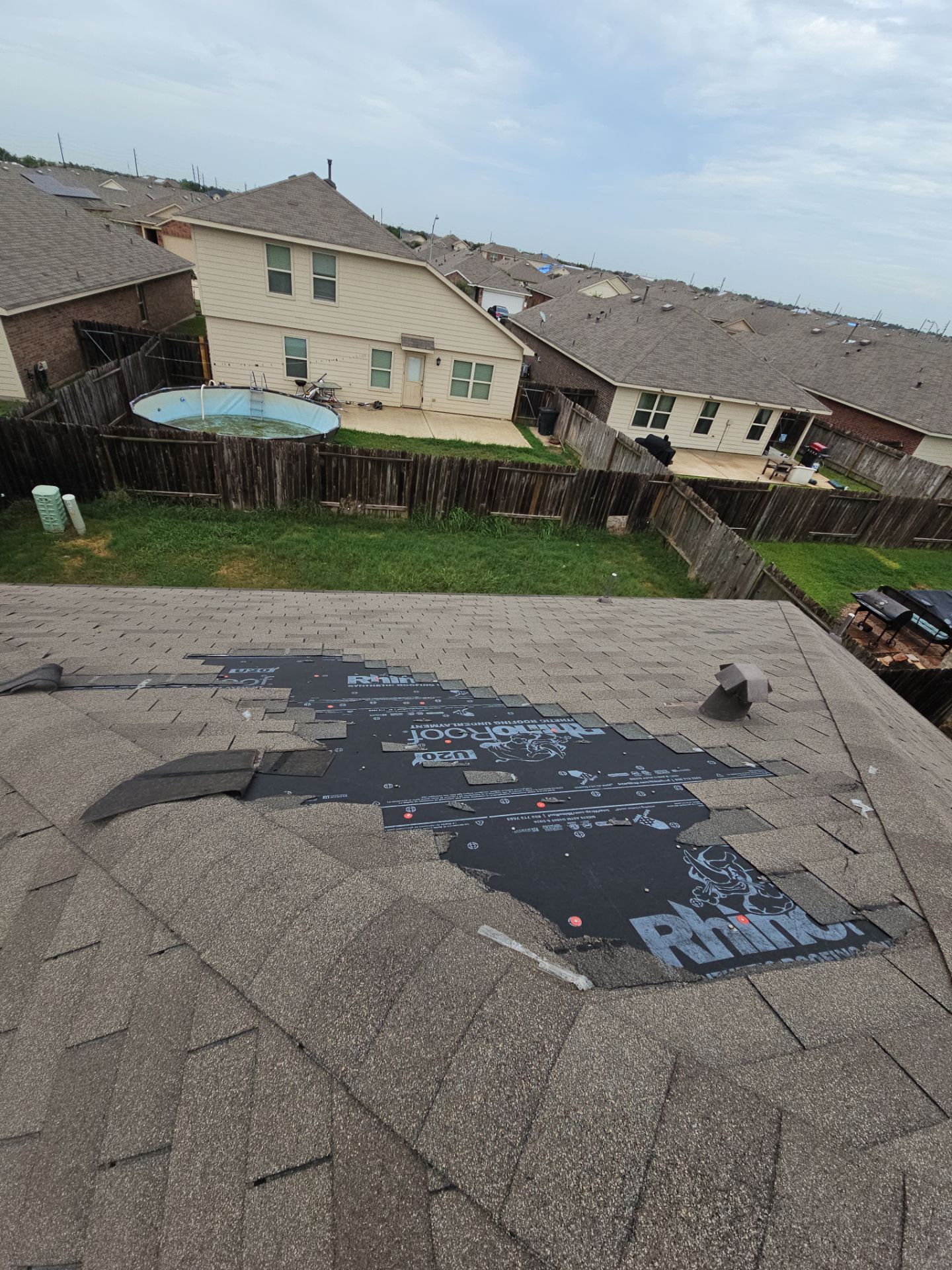 Residential Roofing Repair using Owen's Corning Duration (Lifetime) Shingles by Roof Repair Company