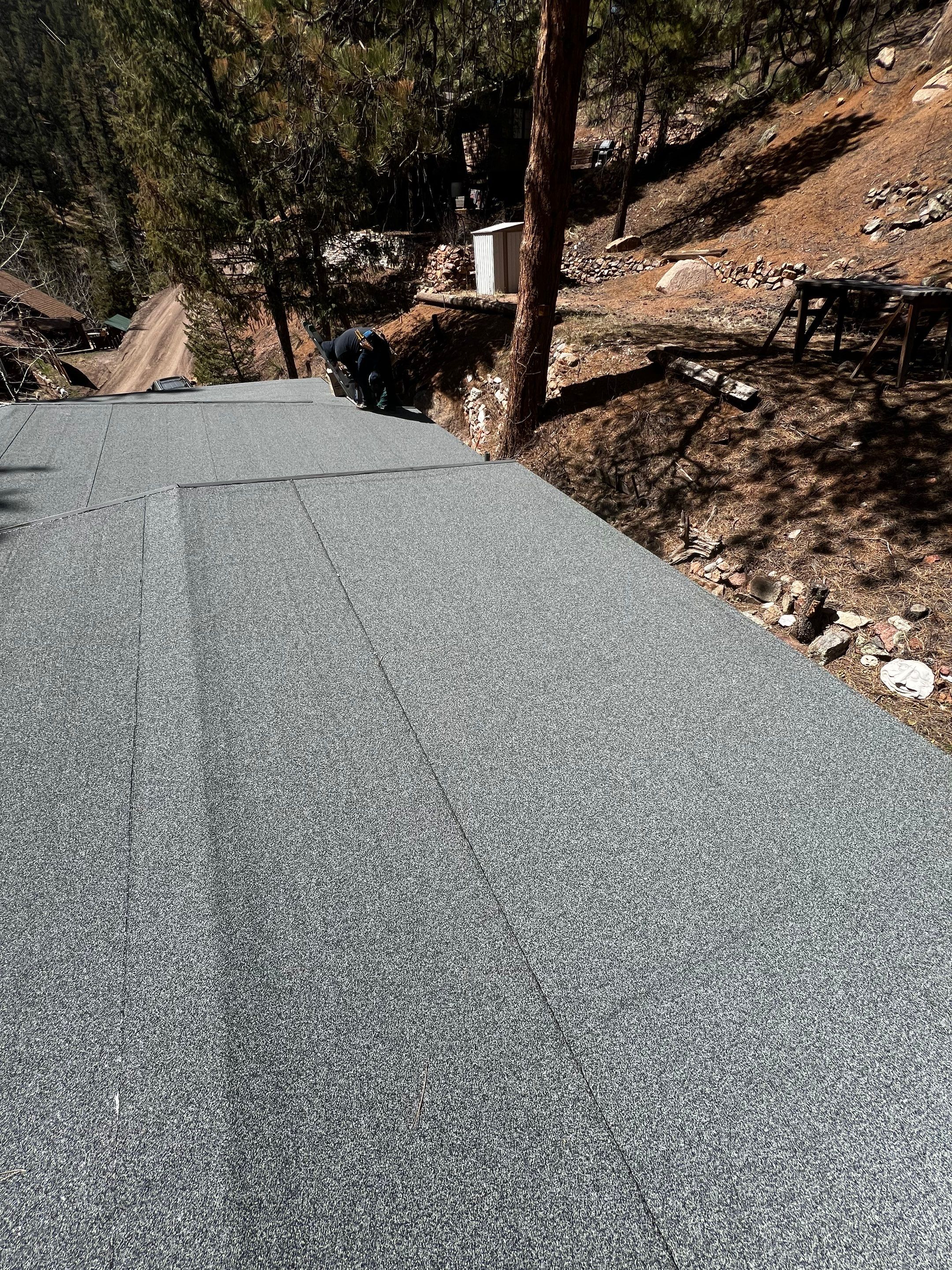 Residential Roofing Installation using Modified Bitumen Roofing by Blue Peaks Roofing LLC 