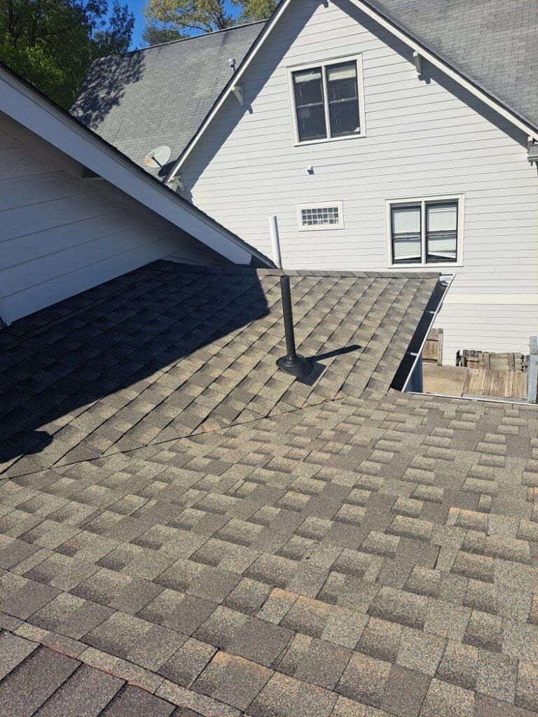 partial replacement w/ matching shingle by Nailed It Roofing & Remodeling LLC