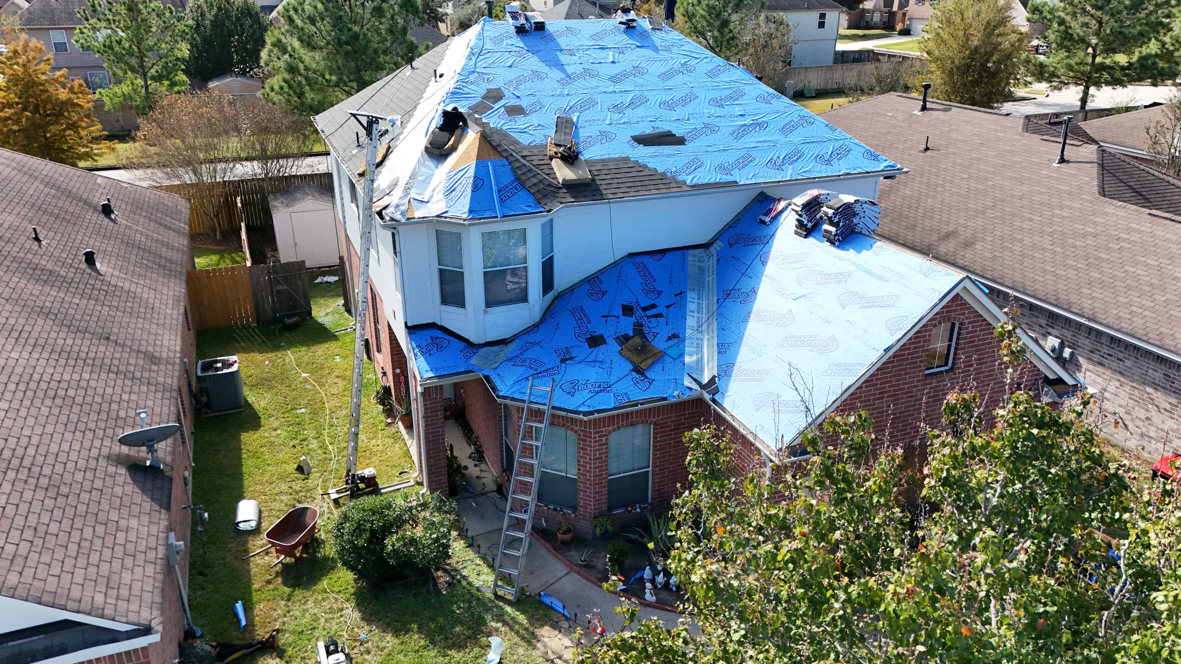Complete Re-Deck & Roof Replacement — Spring, TX by PL Roofing & SB Roofing, LLC.
