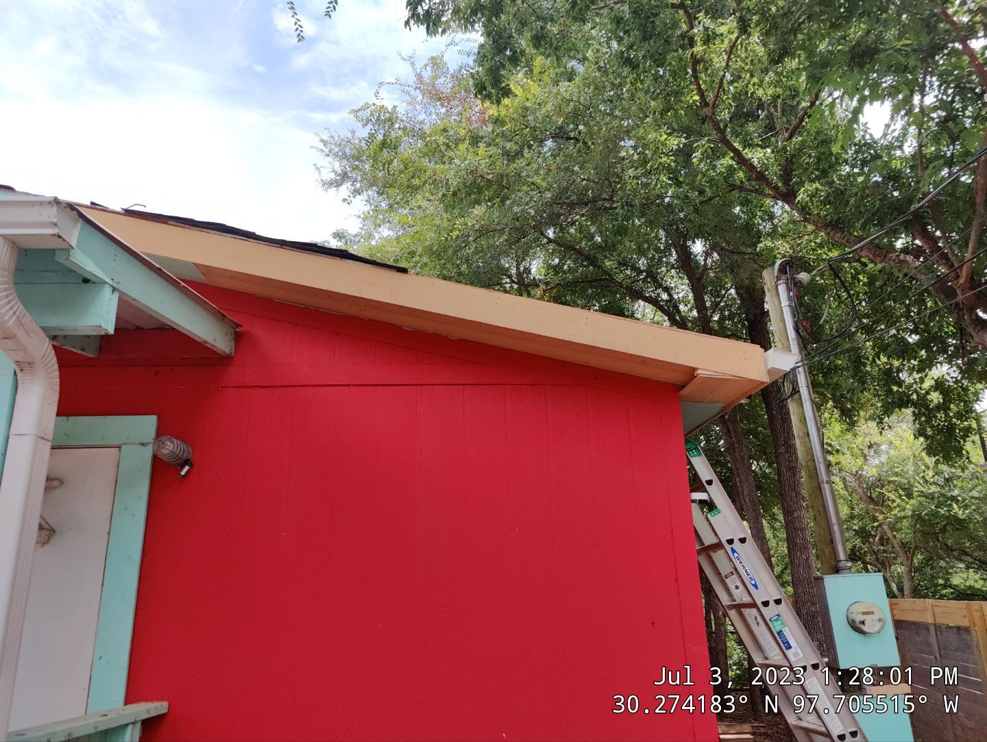 Tree Damage Roof Fascia and Soffit Repair by DeZign Roofing & Exteriors