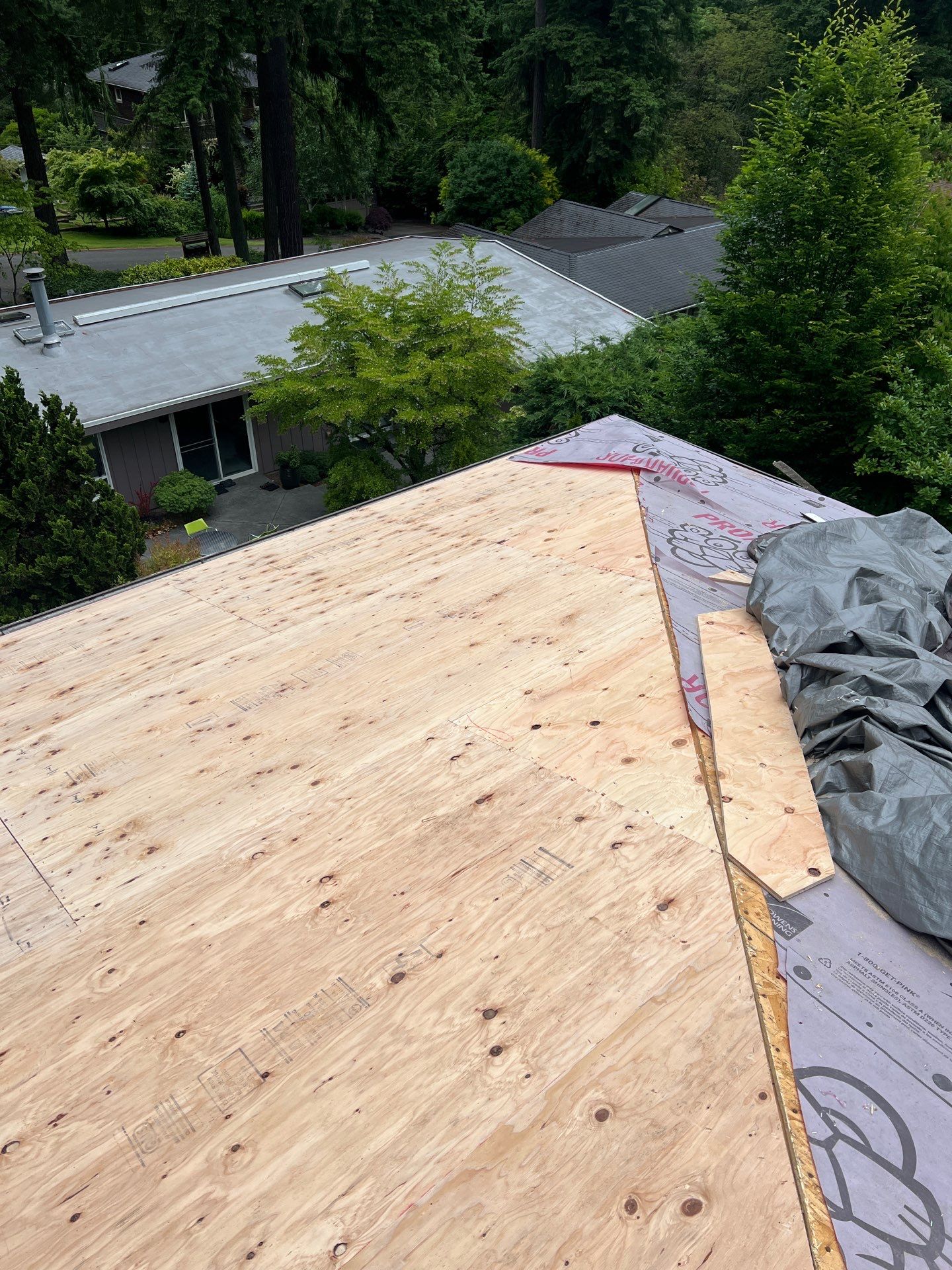 Residential Roofing Installation using GAF HDZ Shingles by Roofing Formula LLC