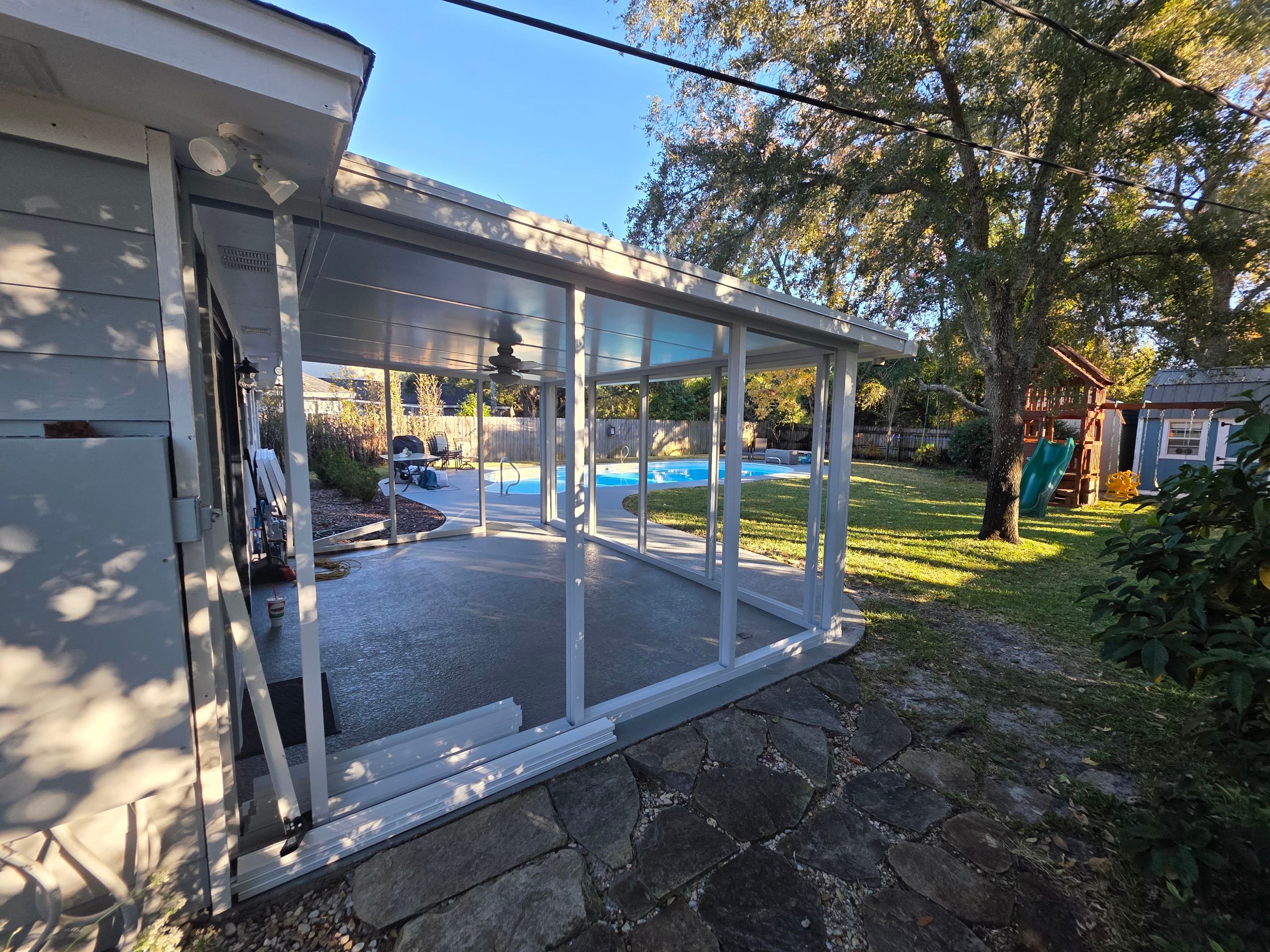 Patio Cover to Glass Room in Mary Esther, FL by Titan Sunrooms