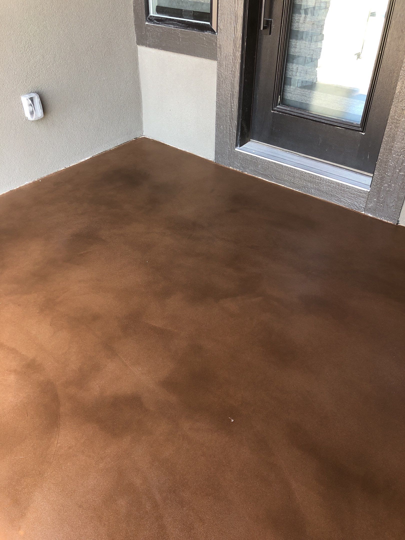 Olathe, KS -- Stoop/Sidewalk Tuscan Overlay by Big Red Decorative Concrete, LLC