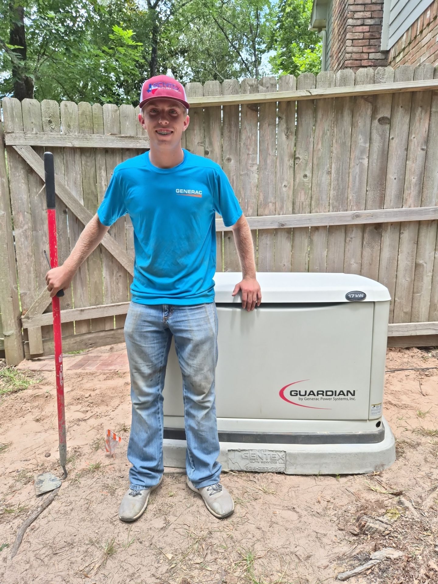 Residential Generac Standby Generator Installation and Electrical Panel Upgrade in Spring, Texas by GenTex Elite Services