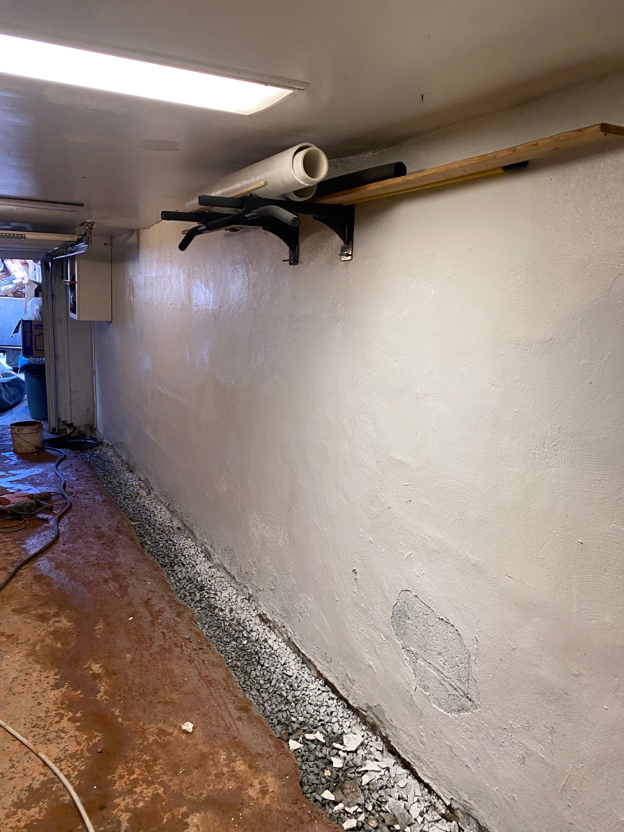 Interior French Drain Job in Bayonne, NJ by Pure Service Pro, LLC 