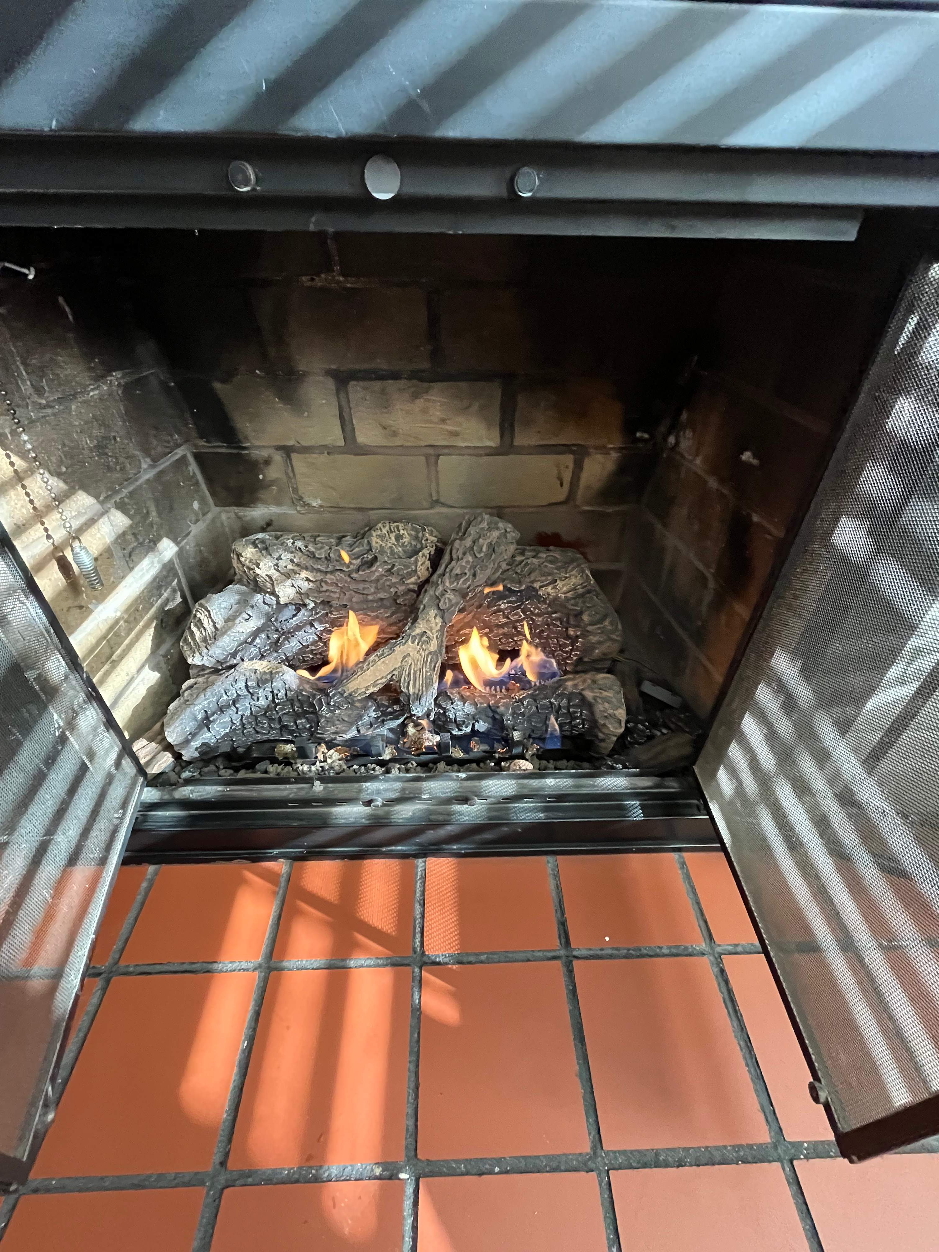 Gas Logs in Newport News by Premier Chimney and Roofing