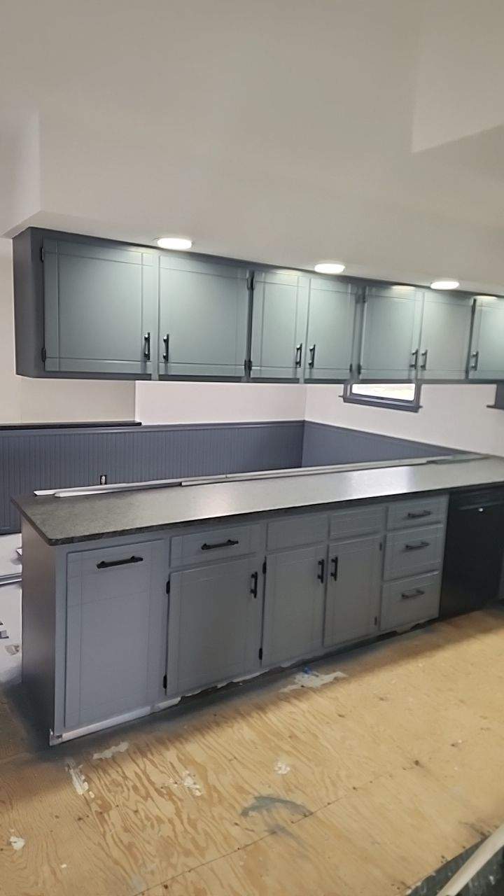 High End Kitchen Cabinet Painting by Ryan Amato Painting LLC and Lehigh Valley Epoxy