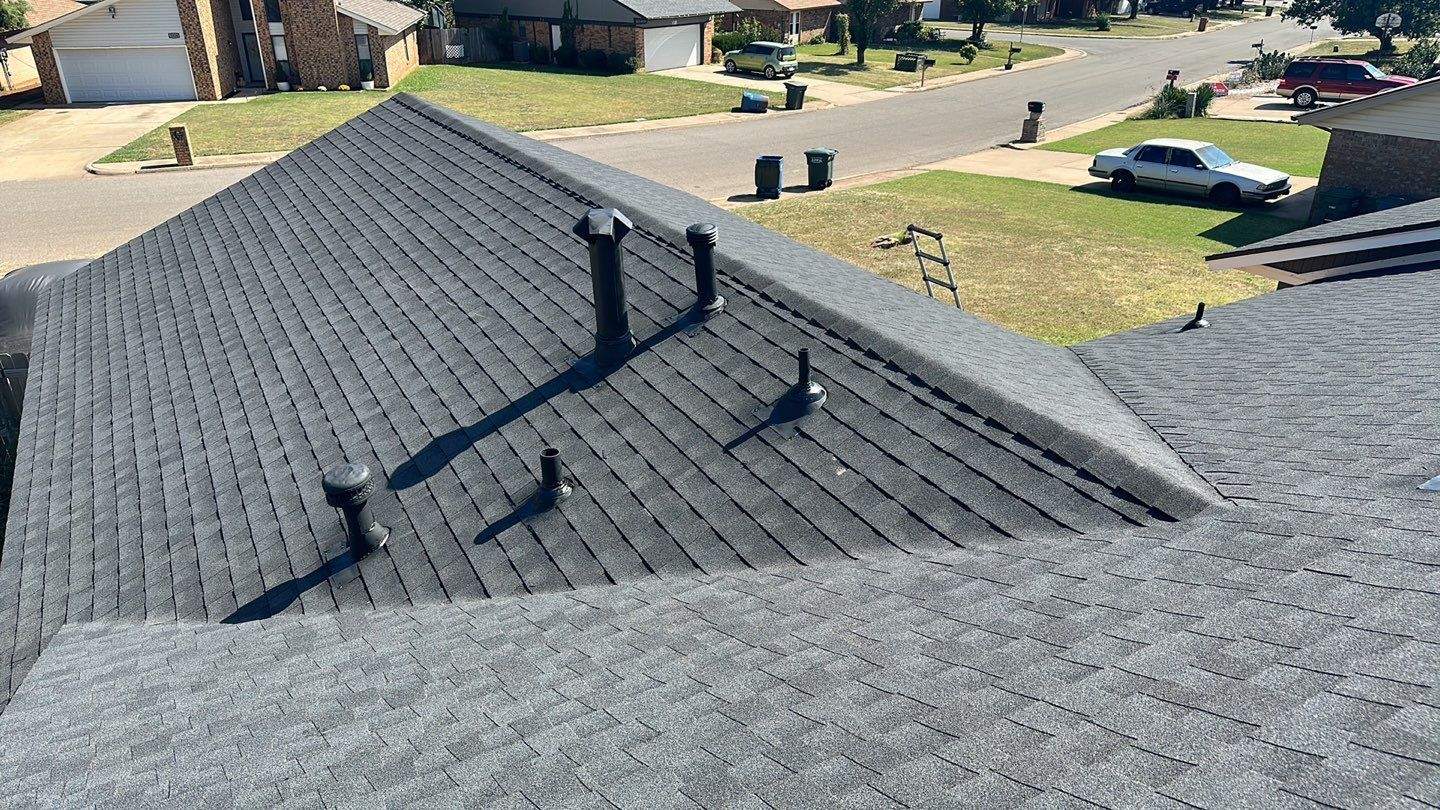 roof and vent replacement in Edmond by McCann's Roofing and Construction