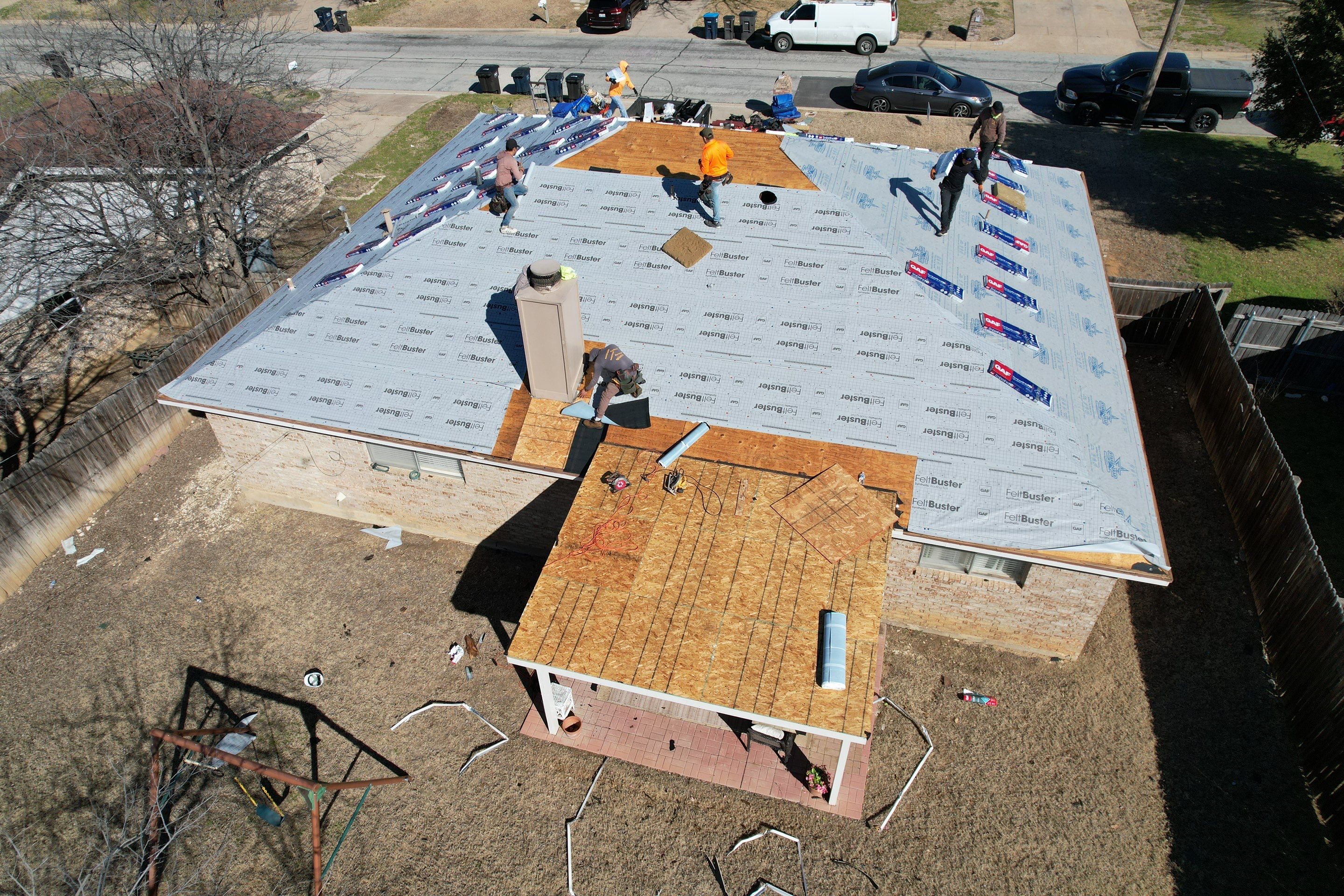 Project in Fort Worth  by Zeus Exteriors