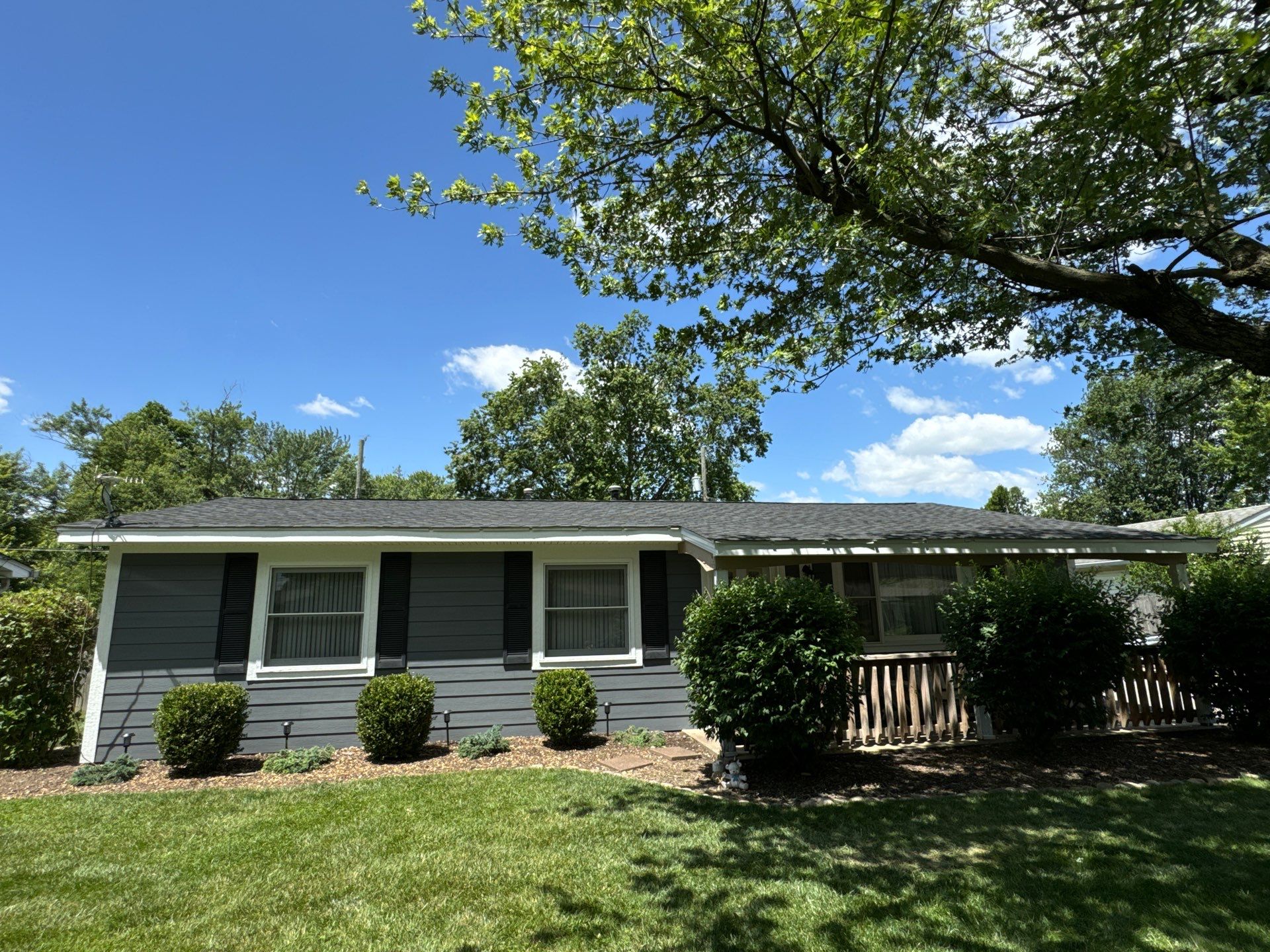 Project in New Whiteland by Moss Roofing