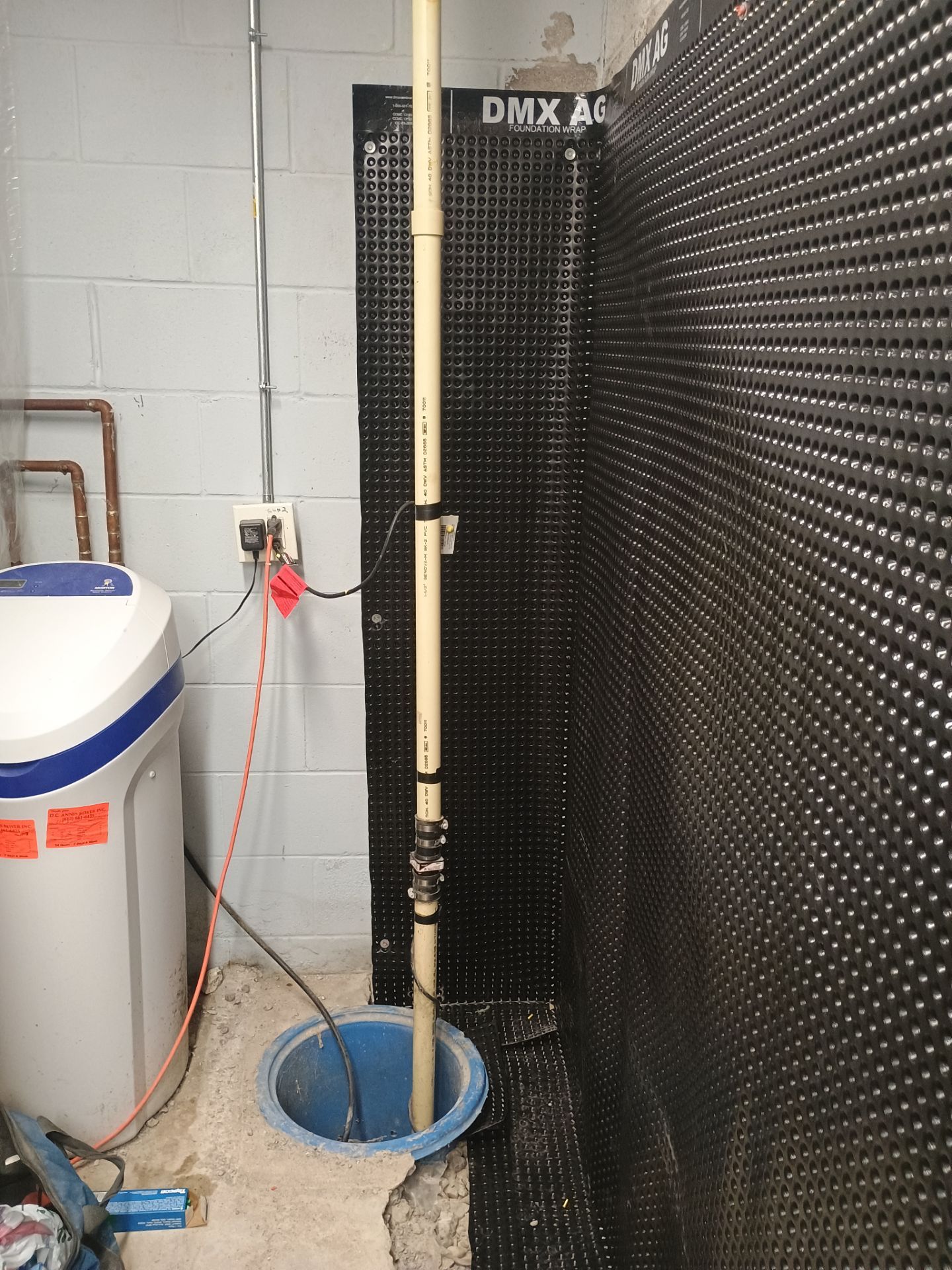 Depressurizing Denny's Basement Wall by Waterproofing Northeast