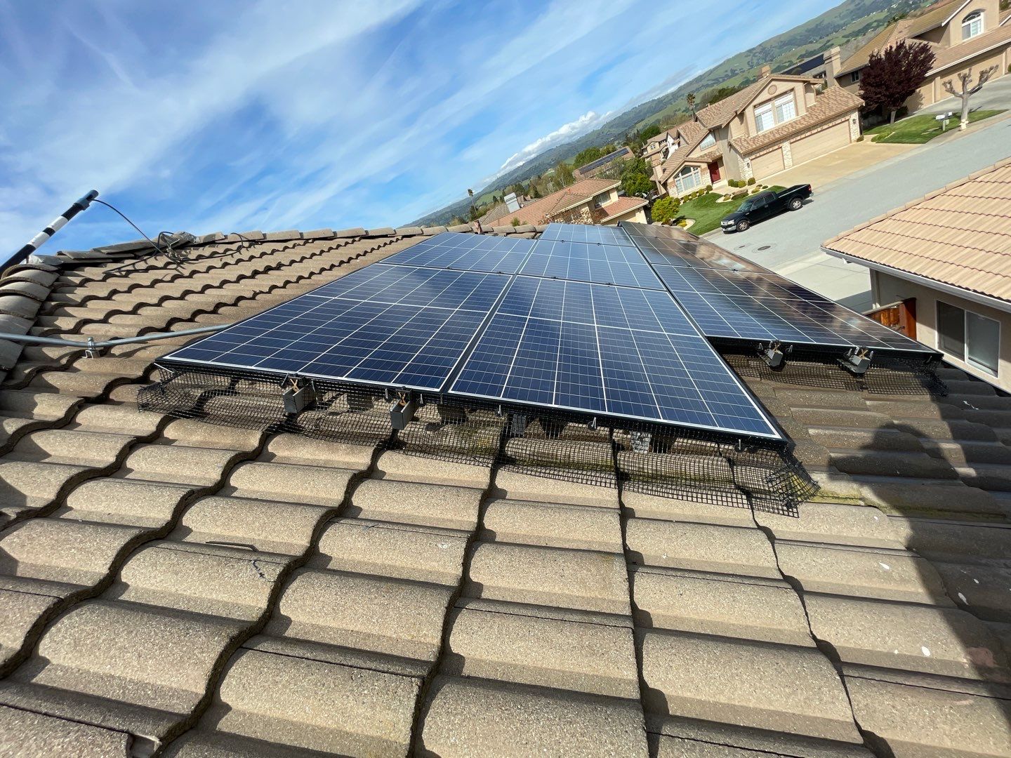 Solar Panel Bird Proofing-Morgan Hill by All One Solar Shine