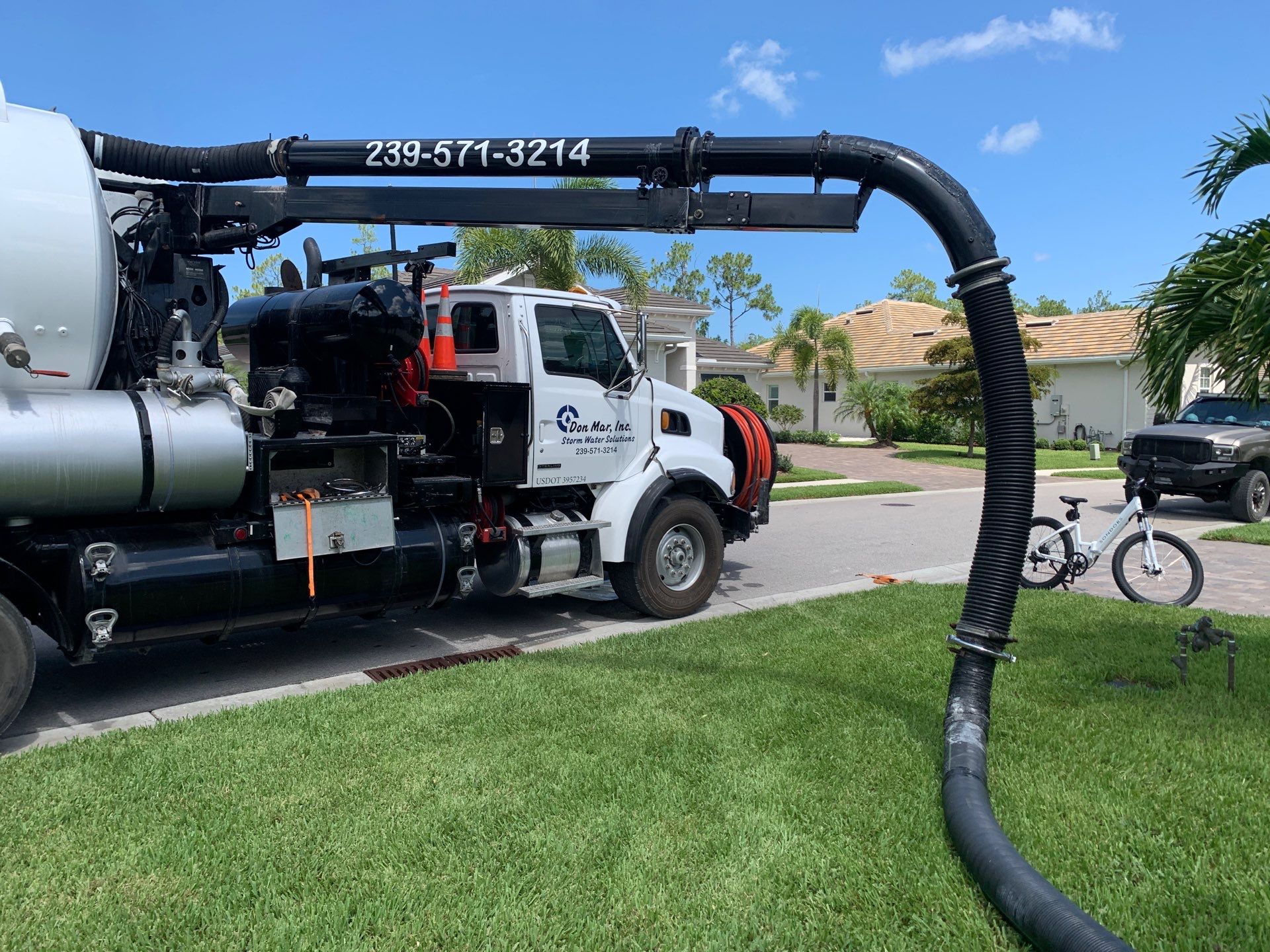 North Naples Community Stormwater Catch Basin Cleaning by APS Power & Water