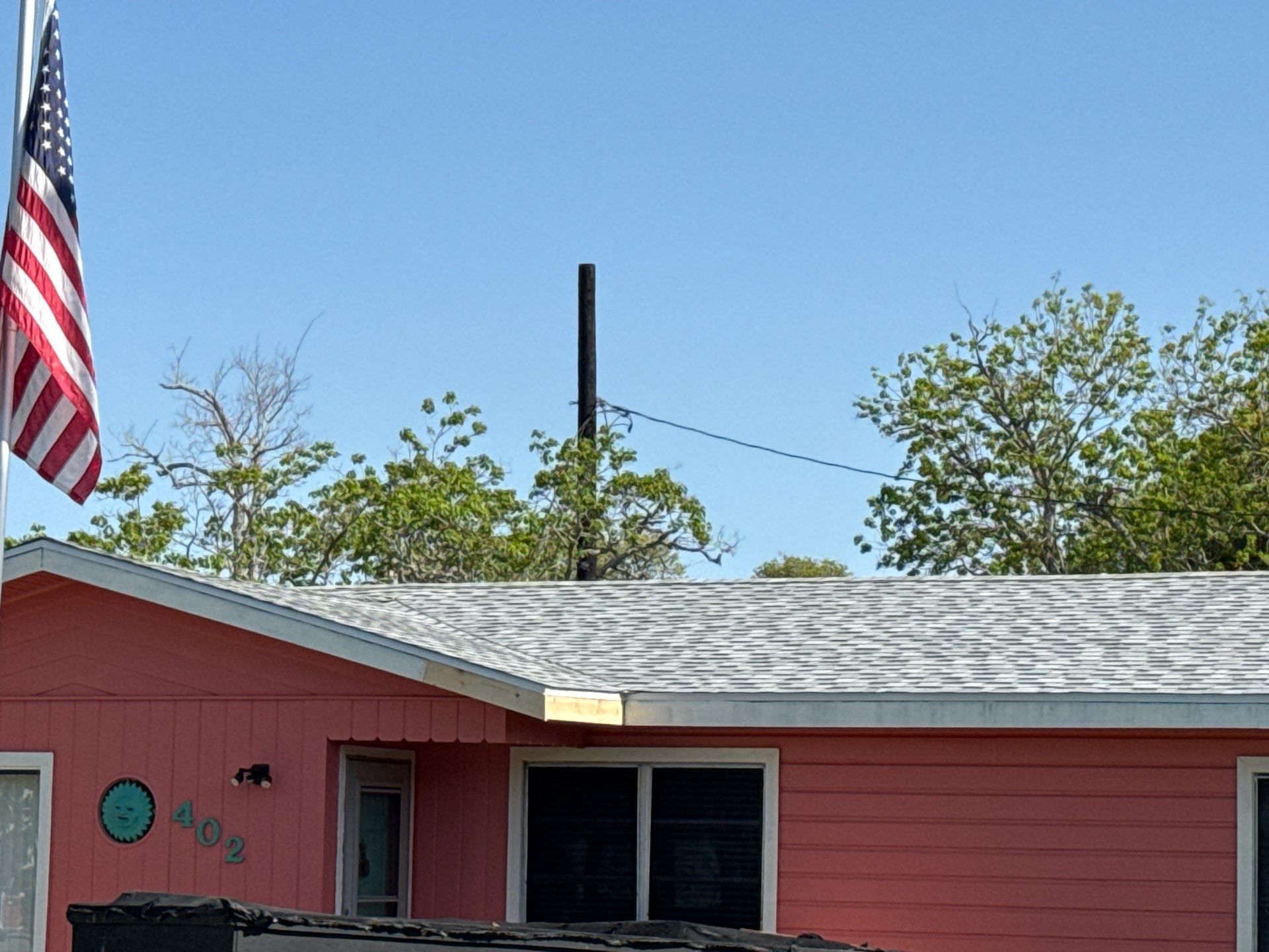 Perfectly Pink in Rockport Texas by Bayfront Roofing and Construction
