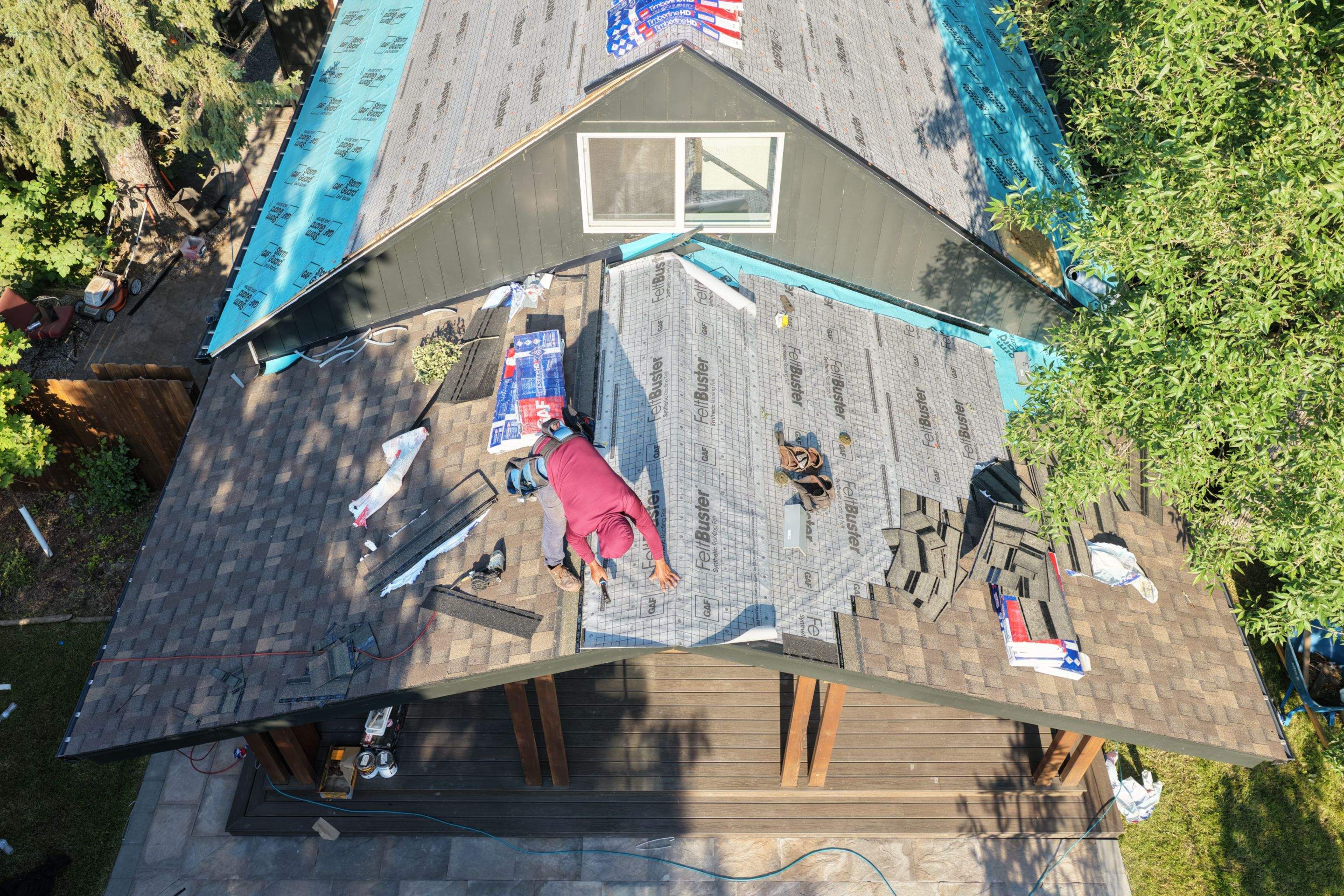 Roof Replacement - GAF Timberline HDZ - Chestnut Valley  by Montana Roofing Solutions