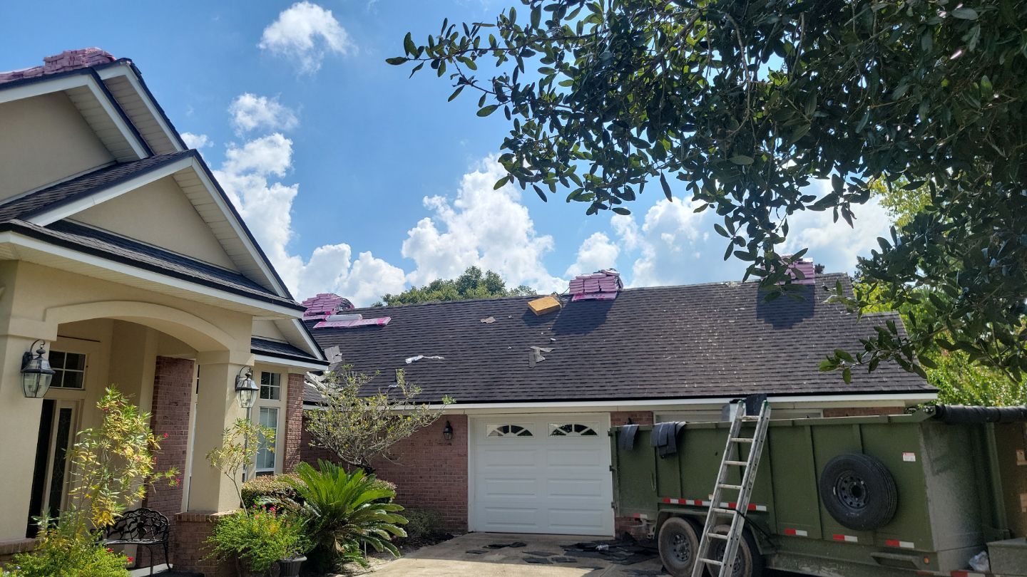 Residential Roofing Installation using Owens Corning TruDefinition Duration Shingles by Galaxy Builders, Inc.