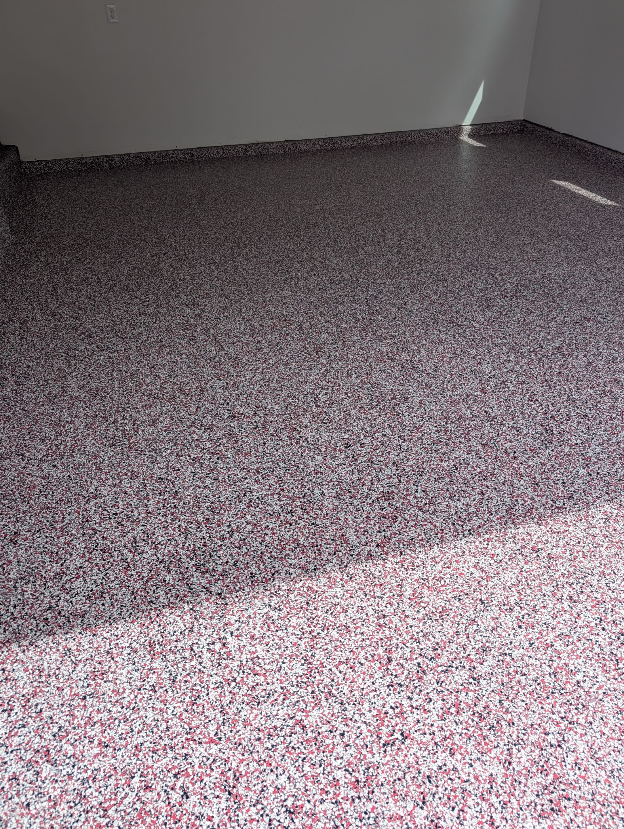 Garage Floor Coating using Custom Color by My Garage Floor Guys