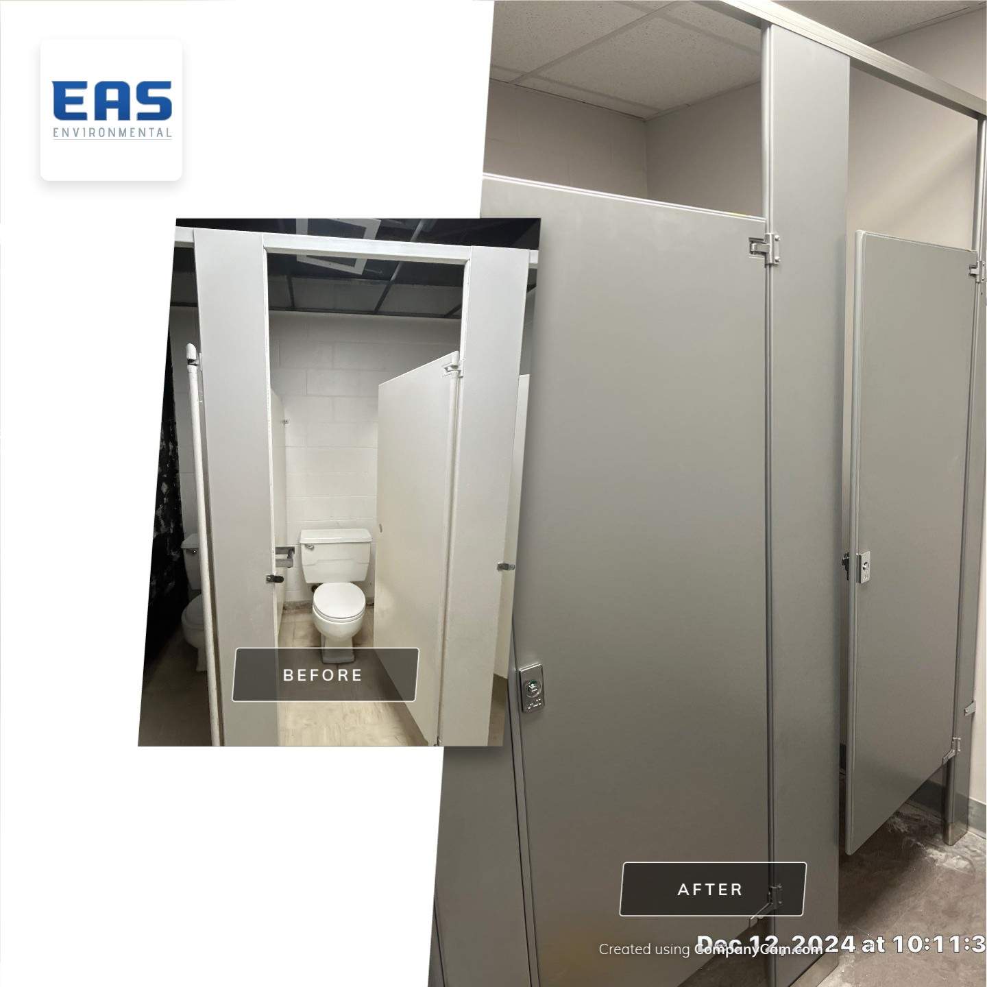 Commercial Abatement plus reconstruction by EAS Environmental, LLC.