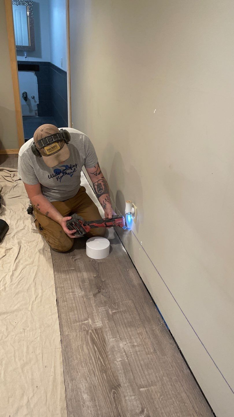 Drain Tile in Circle Pines by Waterproofing Northeast