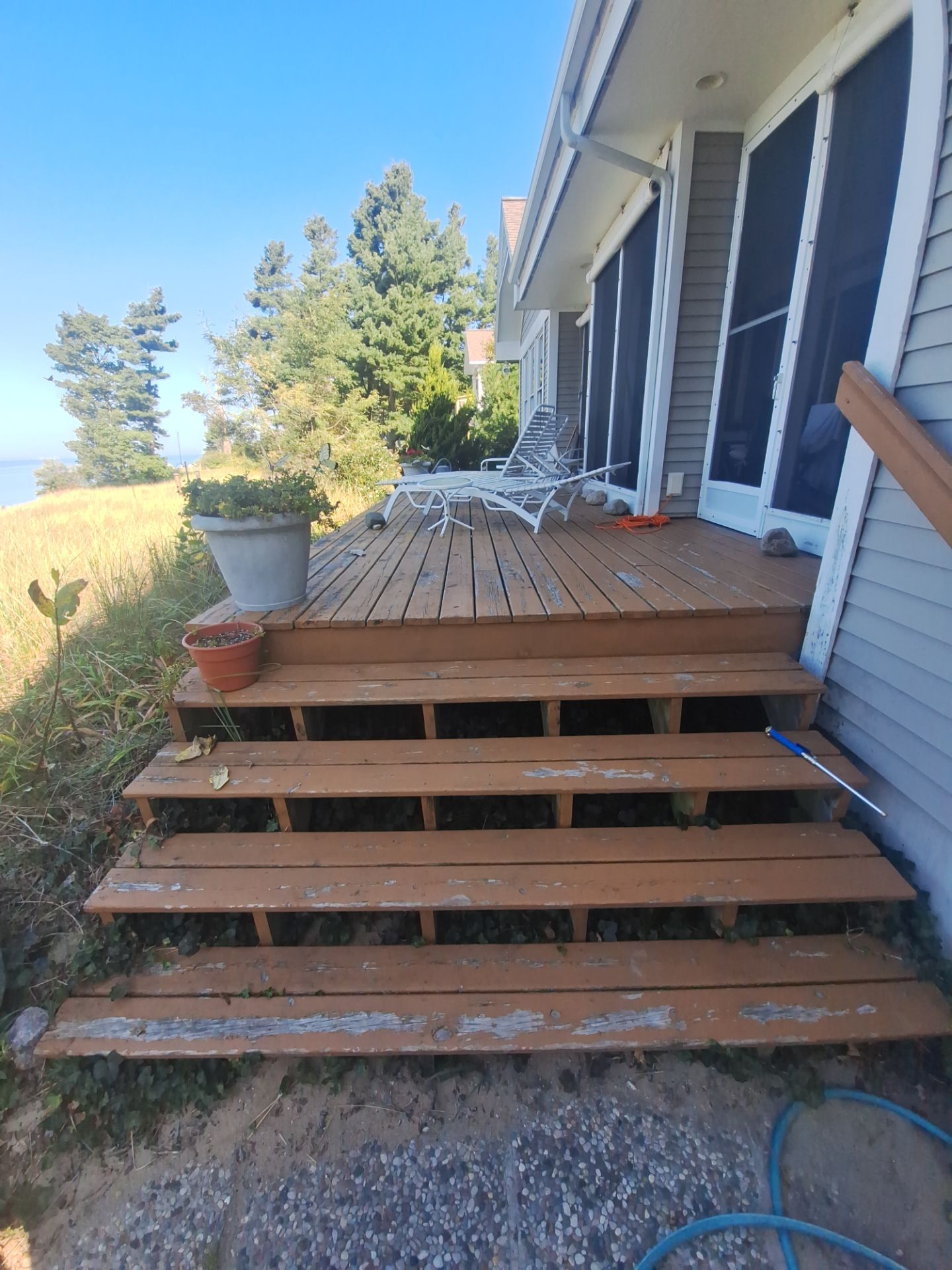Coastal Deck Pressure Washing and Protective Staining in Whitehall by Gordon Painting