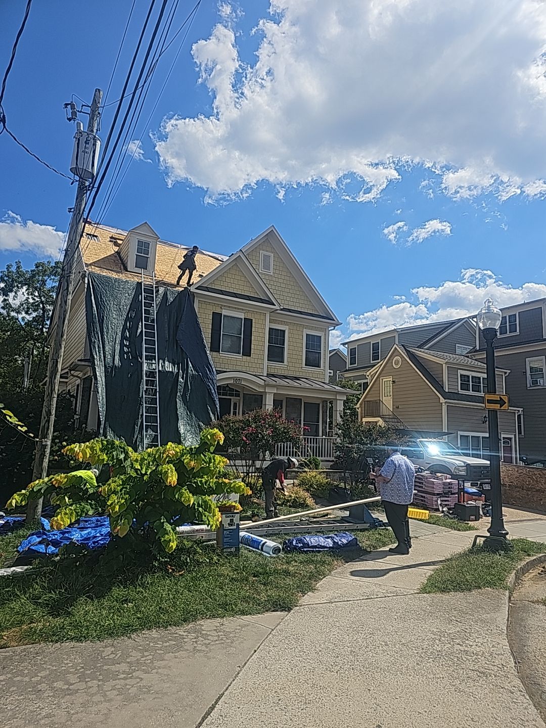 Residential Roofing Installation using Shingles  by Real1Construction