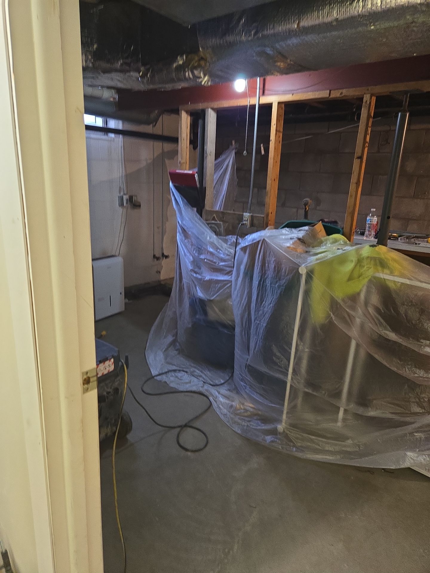 Interior Basement Waterproofing System with Embedded Fiber Reinforcement by Toledo Basement Repair 