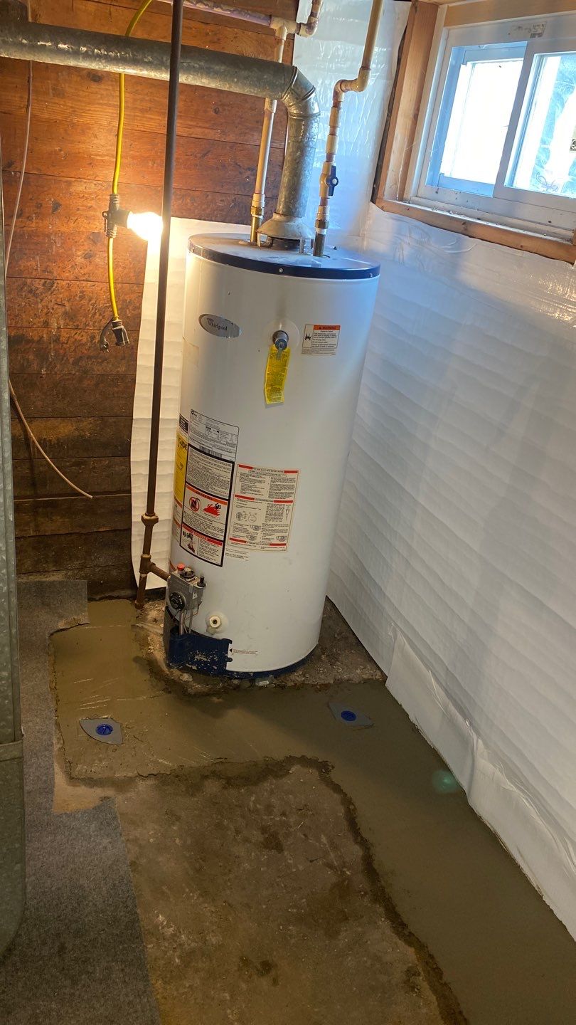 Interior Basement Waterproofing System by Toledo Basement Repair 