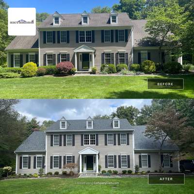Residential Roofing Installation using Owens Corning TruDefinition Duration - Estate Gray