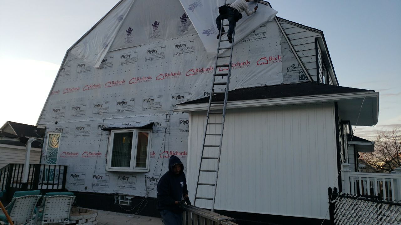 Siding Installation using Vinyl siding by Kraz Construction