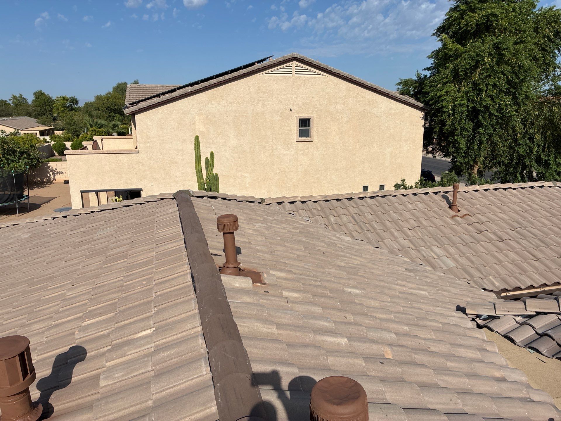 Tile Reset using Concrete Tiles in Chandler AZ by Weather-Tite Roofing