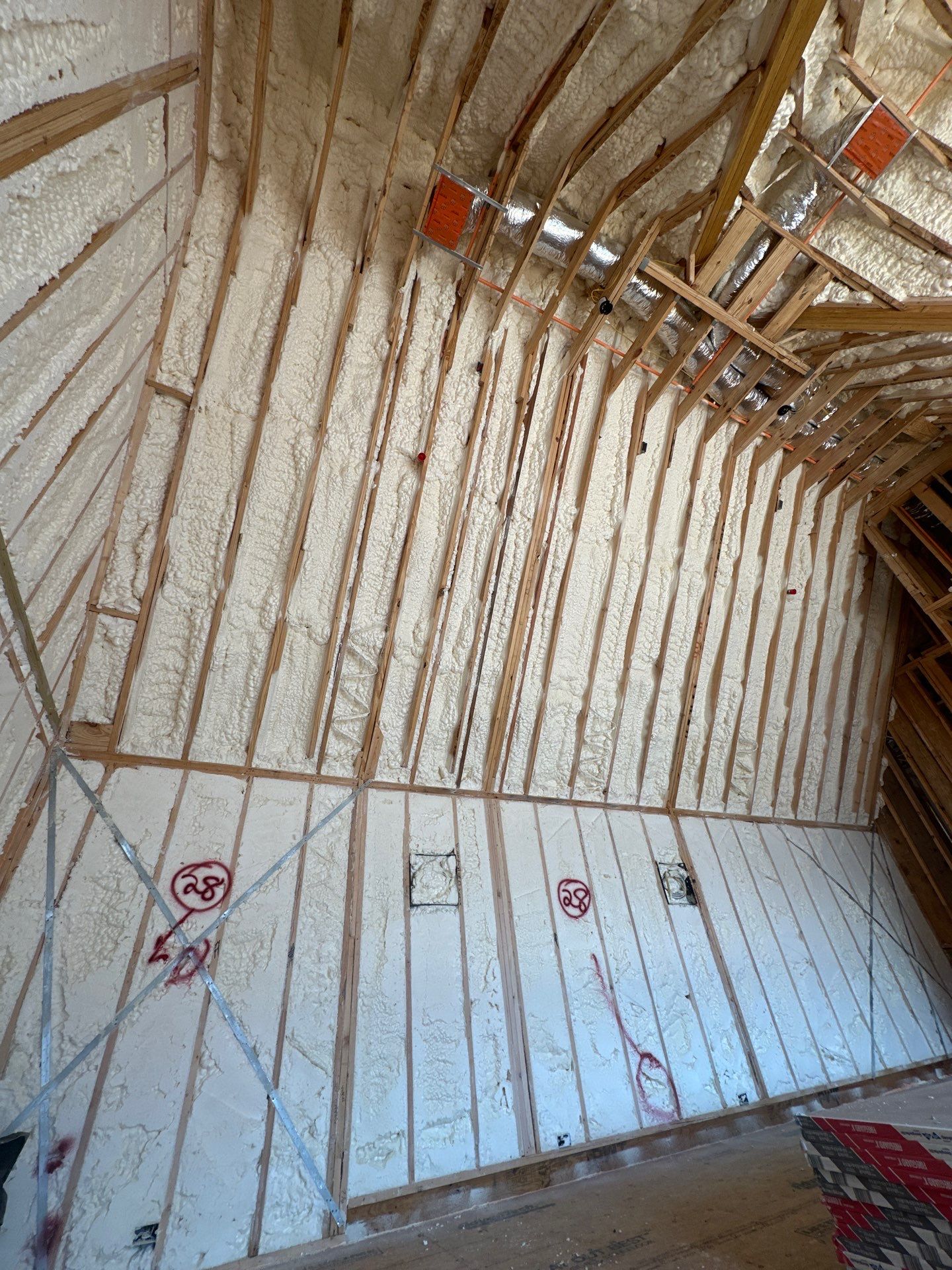 Full encapsulation open cell foam Dallas TX by Apex Insulation Solutions