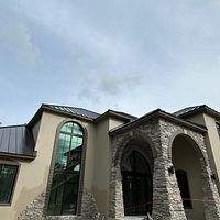 24ga 1.5" Mechanical Seam Dark Bronze by Total Roofing System The Metal Roof Experts