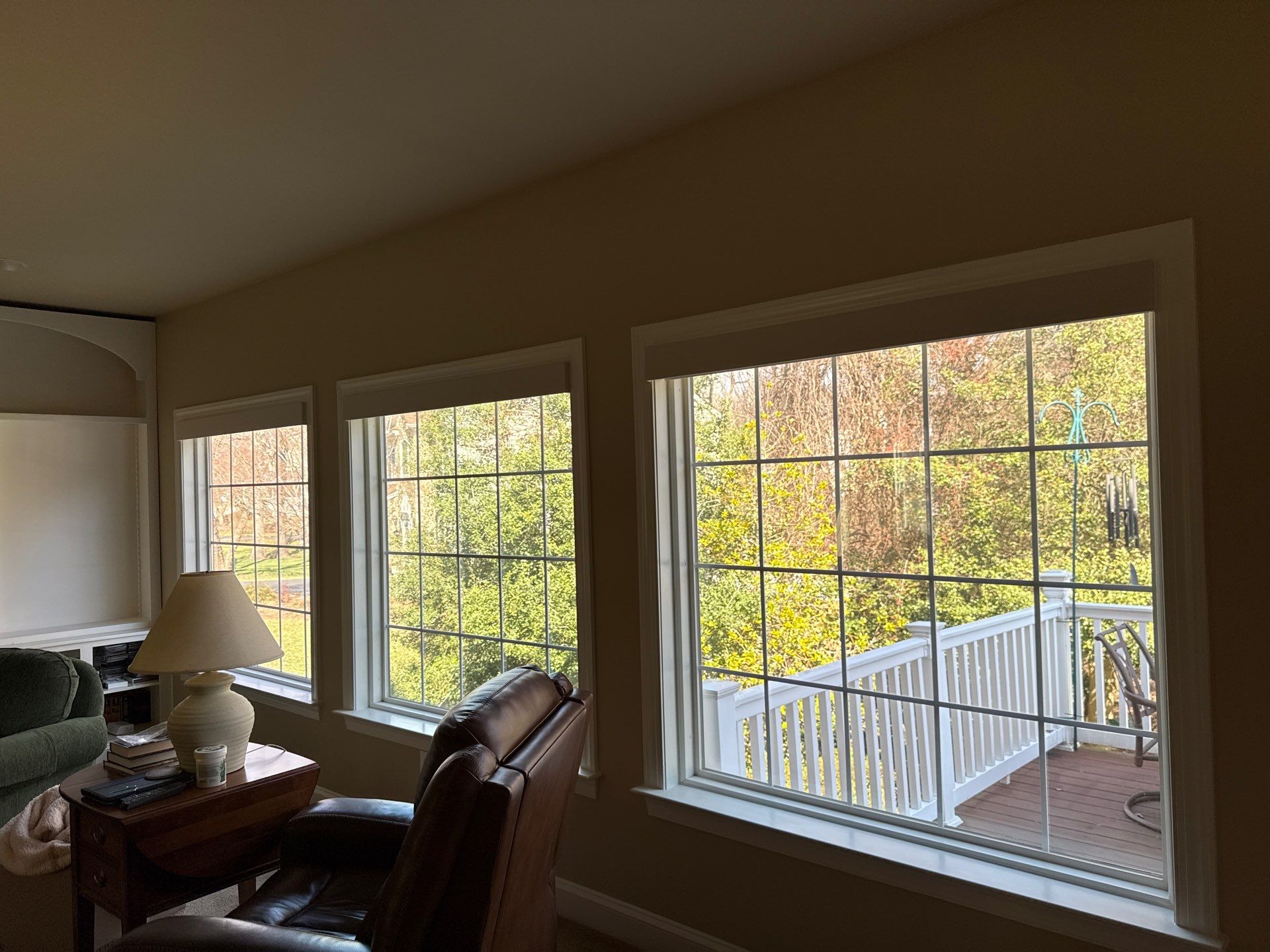 Roller Shade Project in Huntingtown, MD by Southern Maryland Custom Blinds