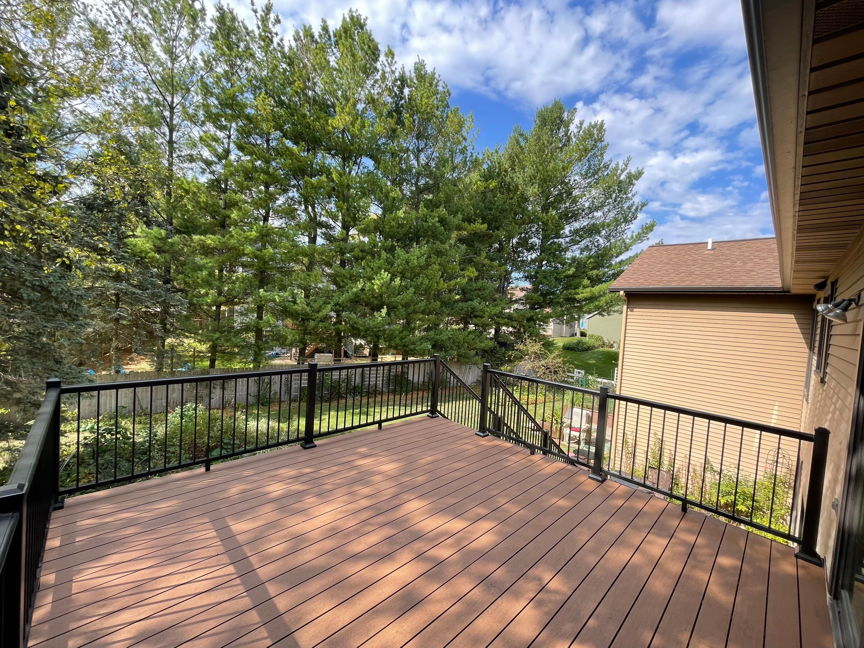 Deck Installation using TIMBERTECH DECKING by Avalon Roofing and Exteriors