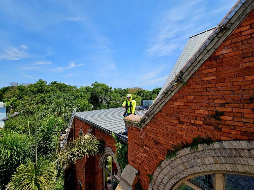 Full Maintenance Project on Downtown Cigar Bar  by First Due Roofing