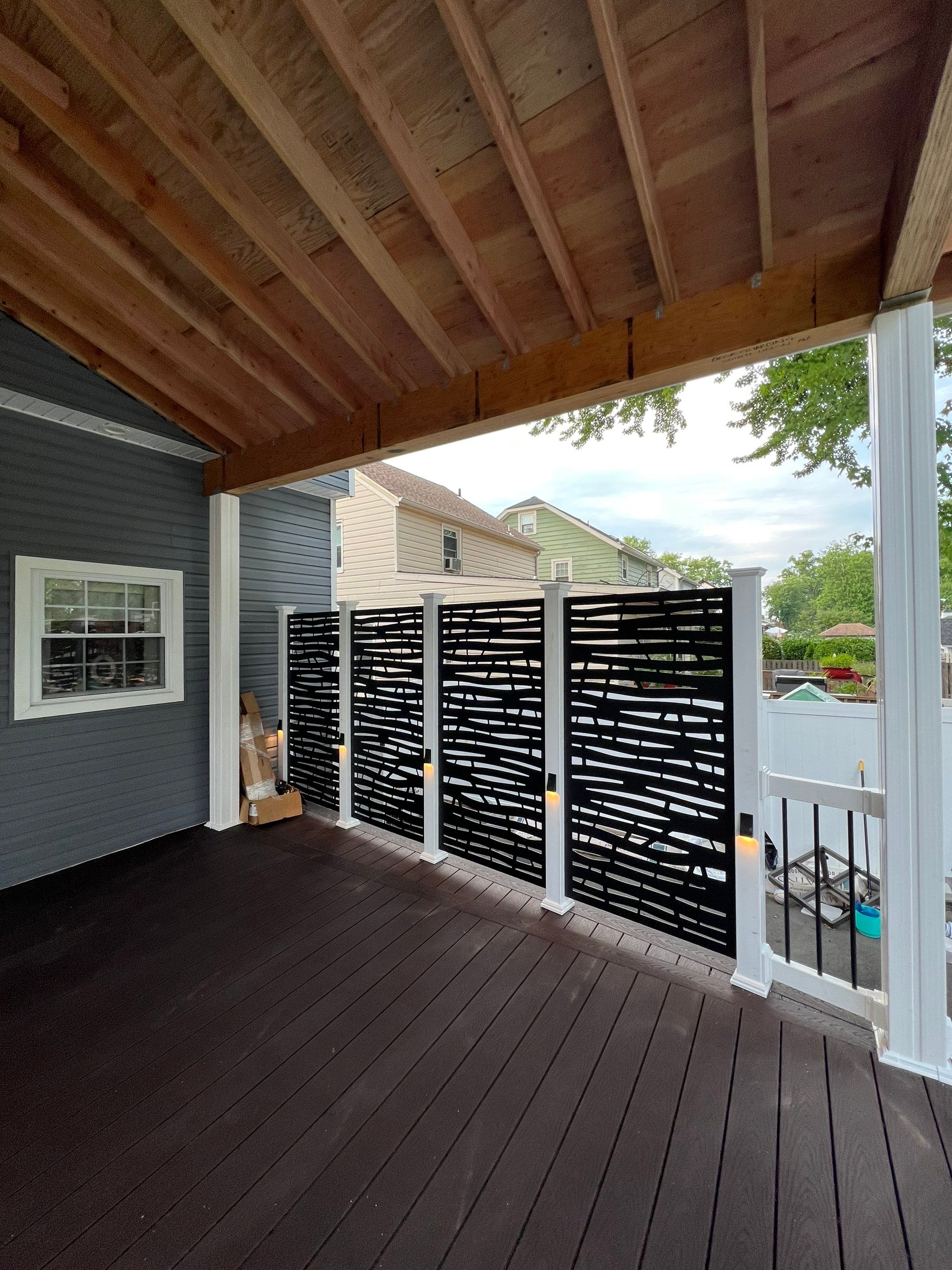 New Deck With Porch by deck guardian